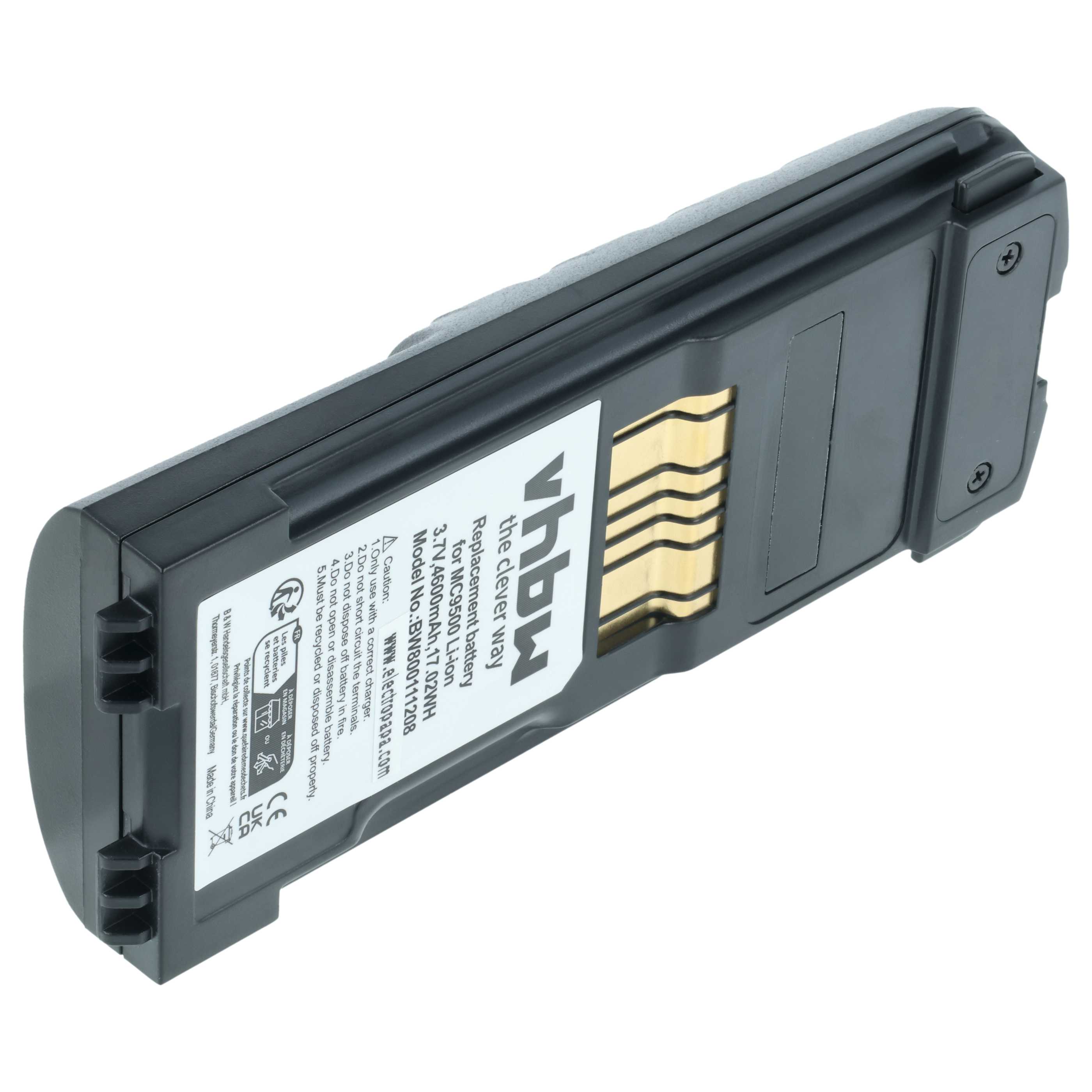 Akku als Ersatz für Symbol 82-111636-01, BTRY-MC95IABA0 für Symbol Barcodescanner - 4600mAh 3,7V Li-Ion