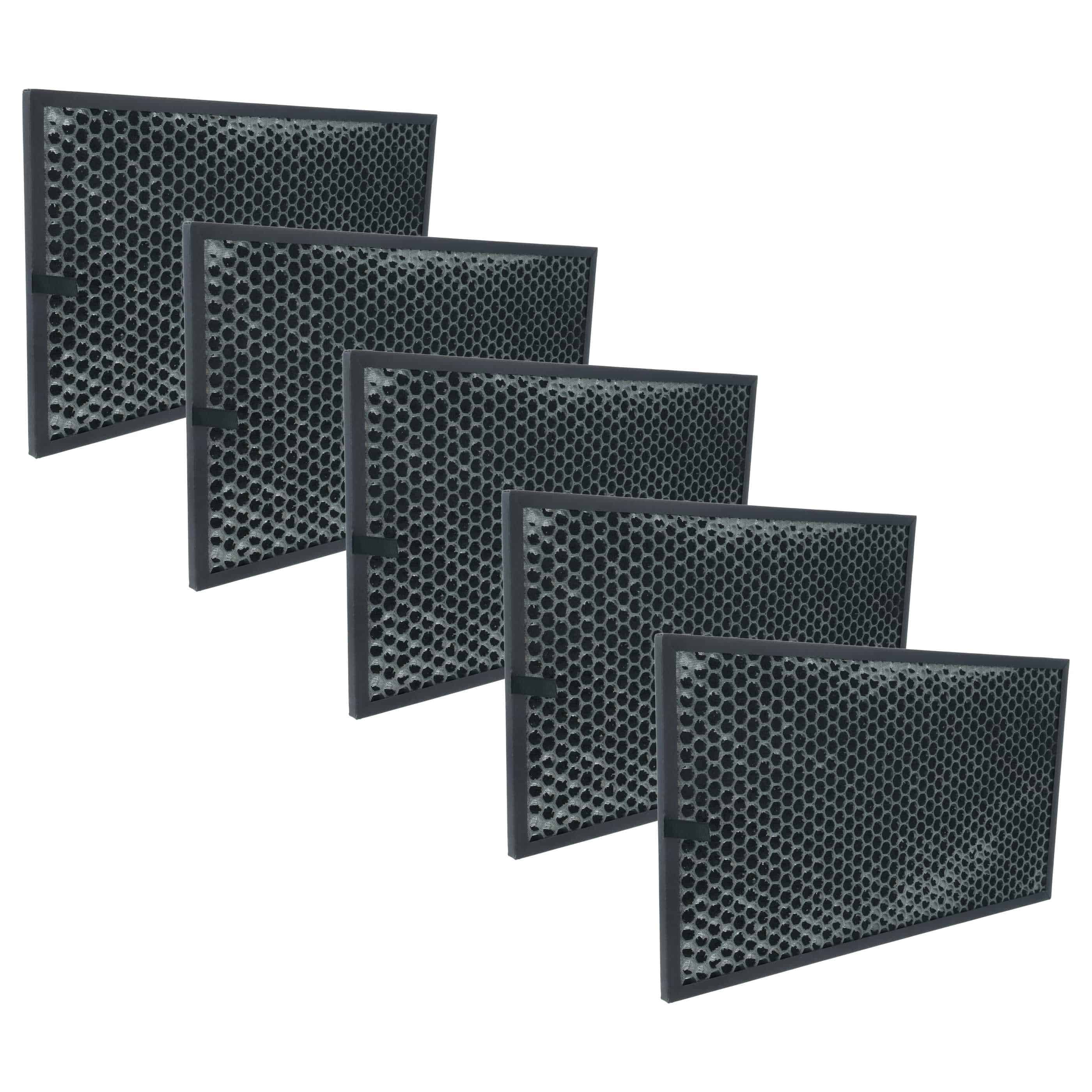 5x Activated Carbon Filter replaces Sharp FZ-C100DFE, FZ-C100DFU for Sharp Air Purifier - Air Filter