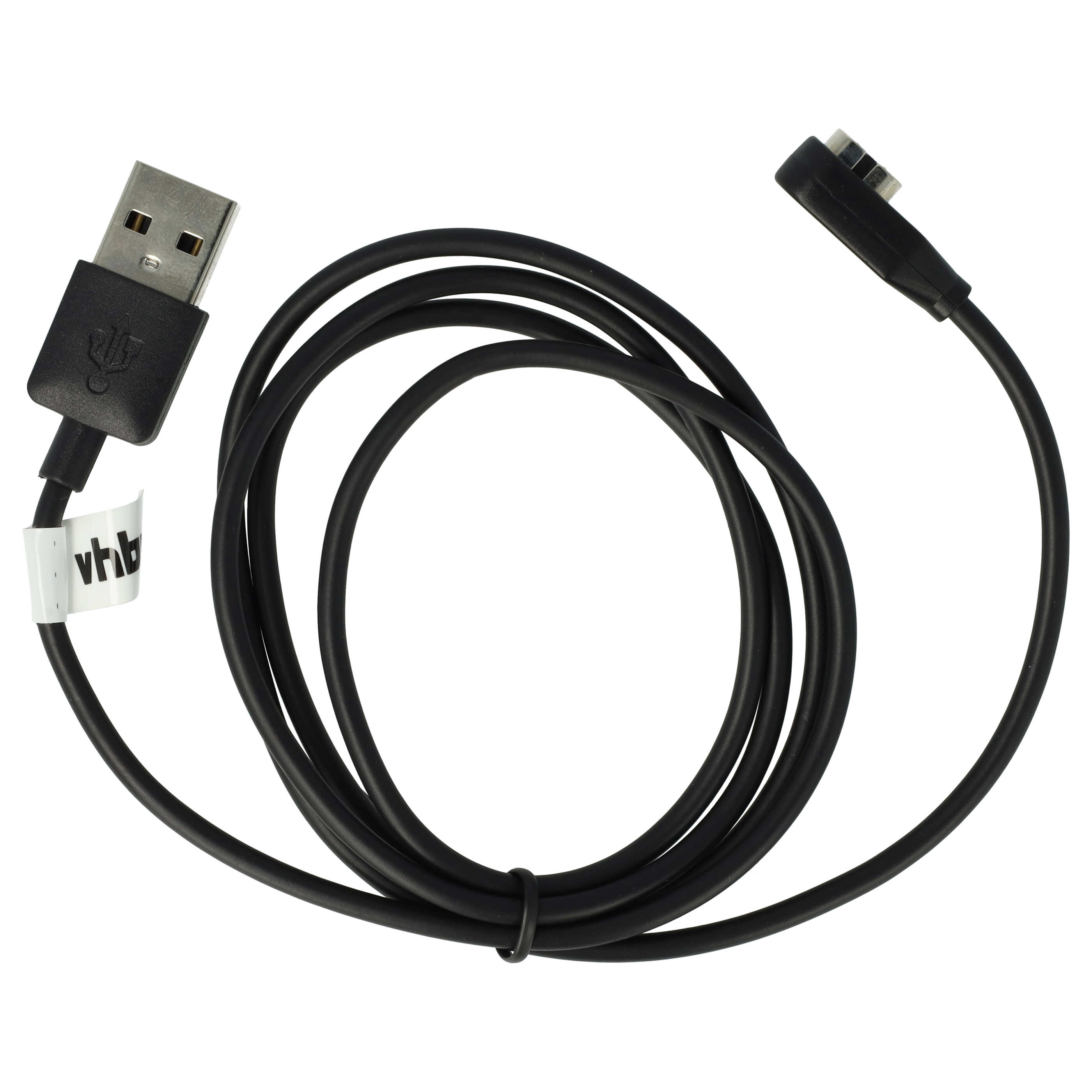 USB-Ladekabel auf 2,5mm Klinke als Ersatz für Aftershokz Aeropex Kopfhörer u.a. Schwarz