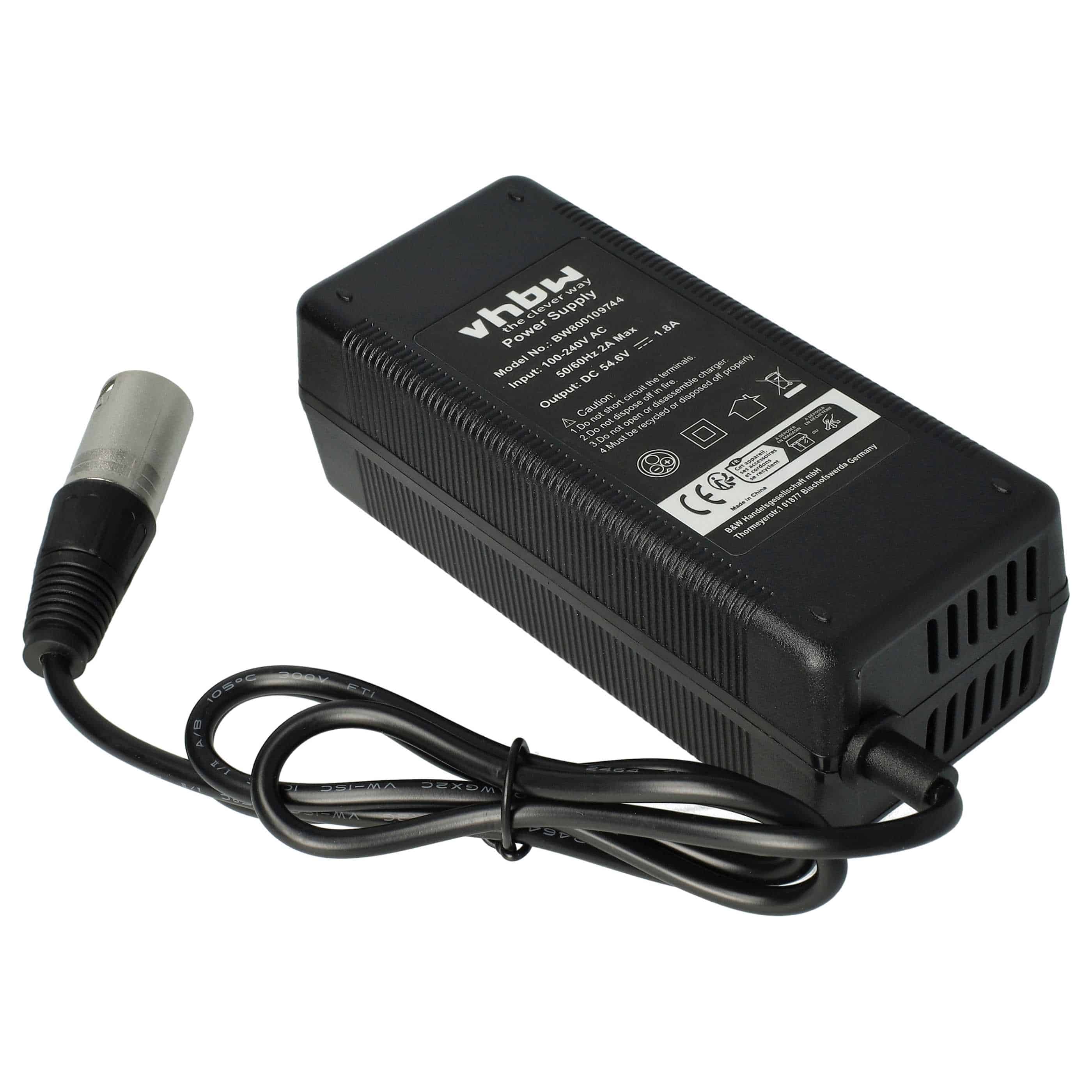 Charger suitable for NCM Essen ab 2015, London ab 2014, Paris ab 2014, Rome ab 2016 E-Bike Battery - For 48 V 