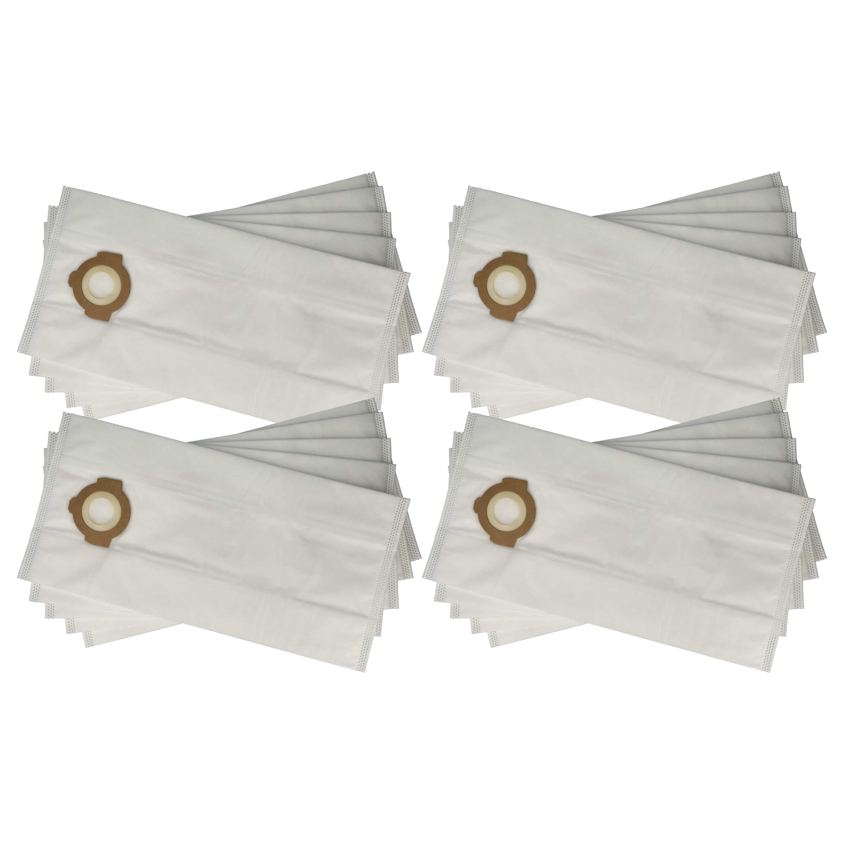 20x Sac remplace Milwaukee 4058546360443, 4932478762 pour aspirateur Milwaukee - microfibre non tissée