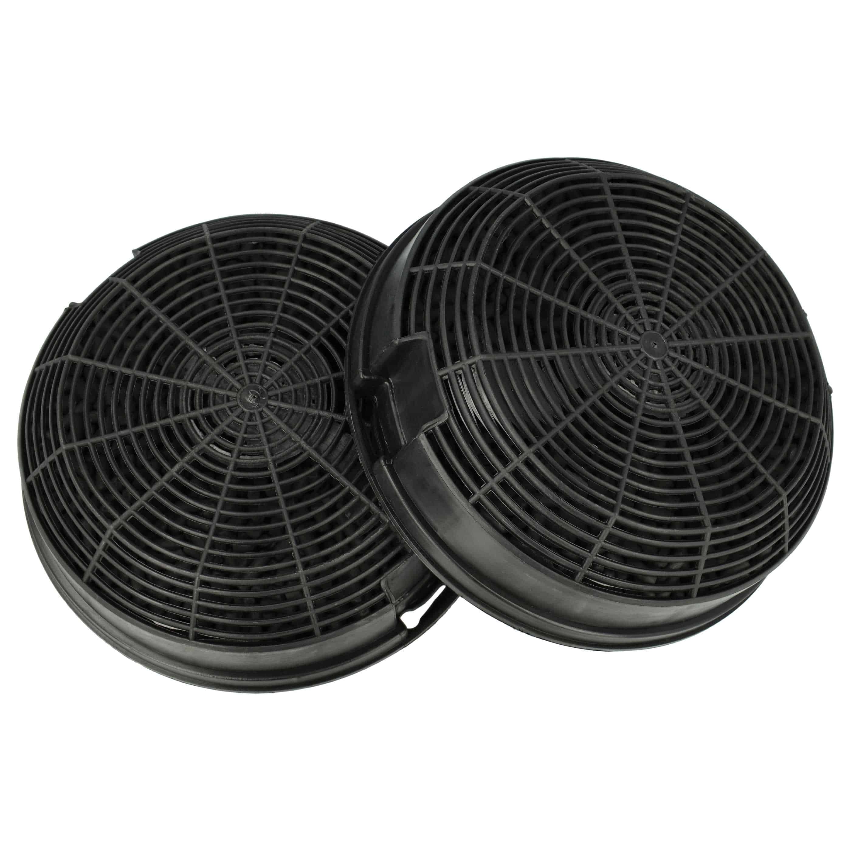 2x Filtres à charbon actif remplace AEG 50292969008, AMC023, 4055046520, 9029800571 pour hotte Privileg