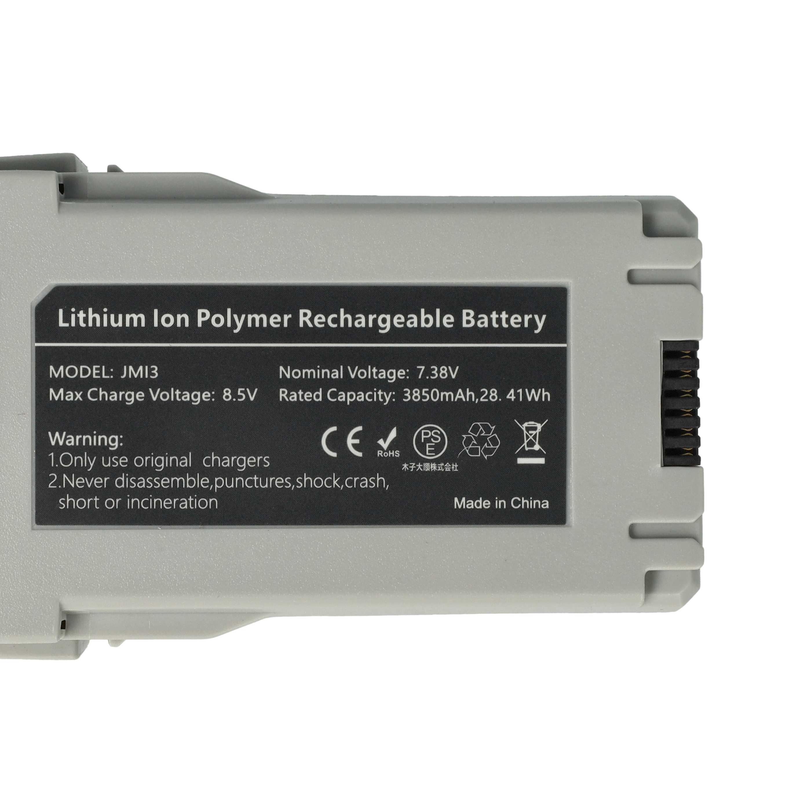 2x Batteries remplace DJI BWX140-2590-7.32, BWX162-2453-7.38 pour drone DJI- 3850mAh 7,4V Li-polymère