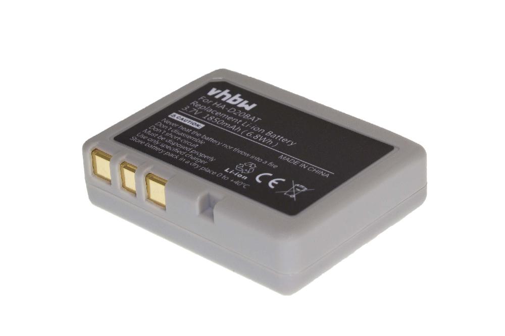 Batterie remplace Casio HA-020LBAT, CA60L4-G, CA60L1-G pour scanner de code-barre - 1850mAh 3,7V Li-ion