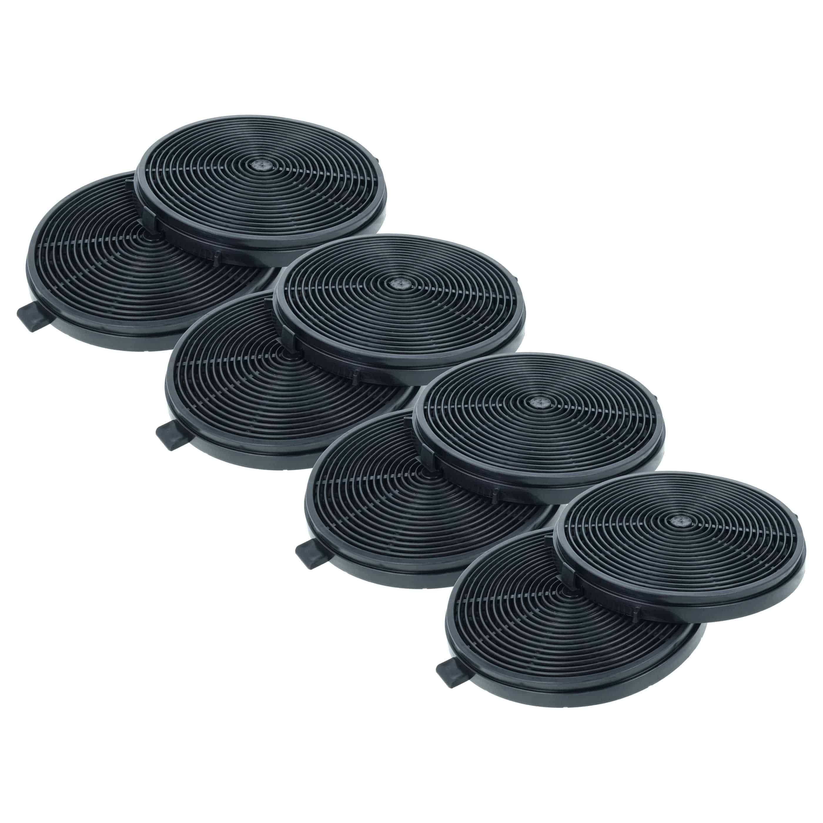 8x Filtres à charbon actif remplace ATLAN 301030600017 pour hotte PKM