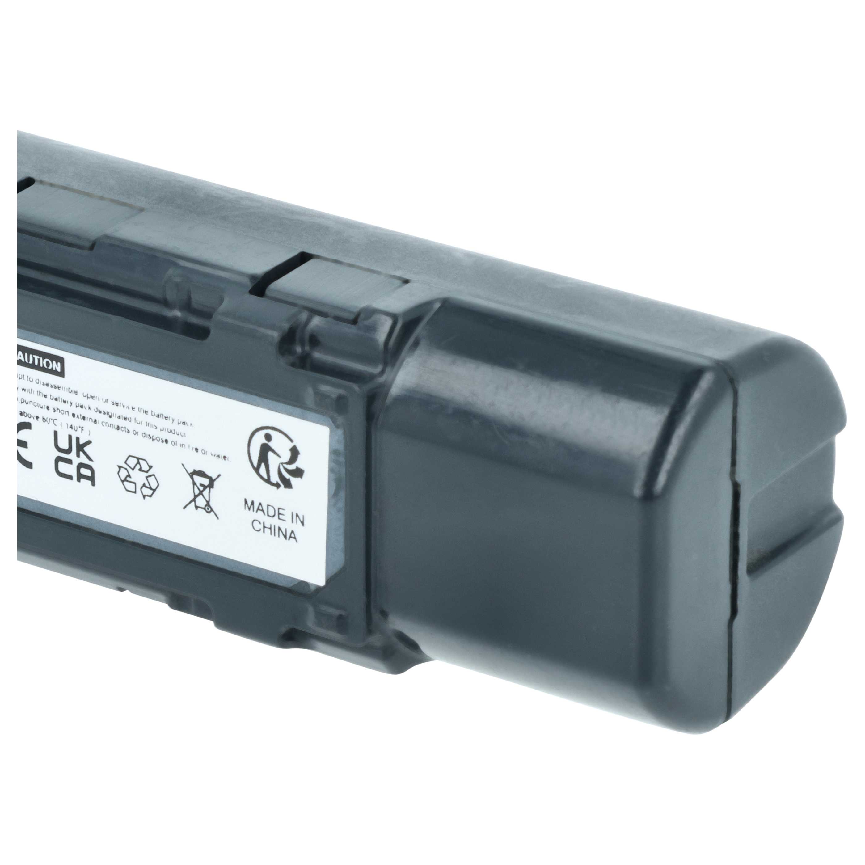 Batería reemplaza Datalogic 128004721, BT-47, RBP-GM45 para escáner código de barras (2600 mAh, 3,7 V, Li-Ion)