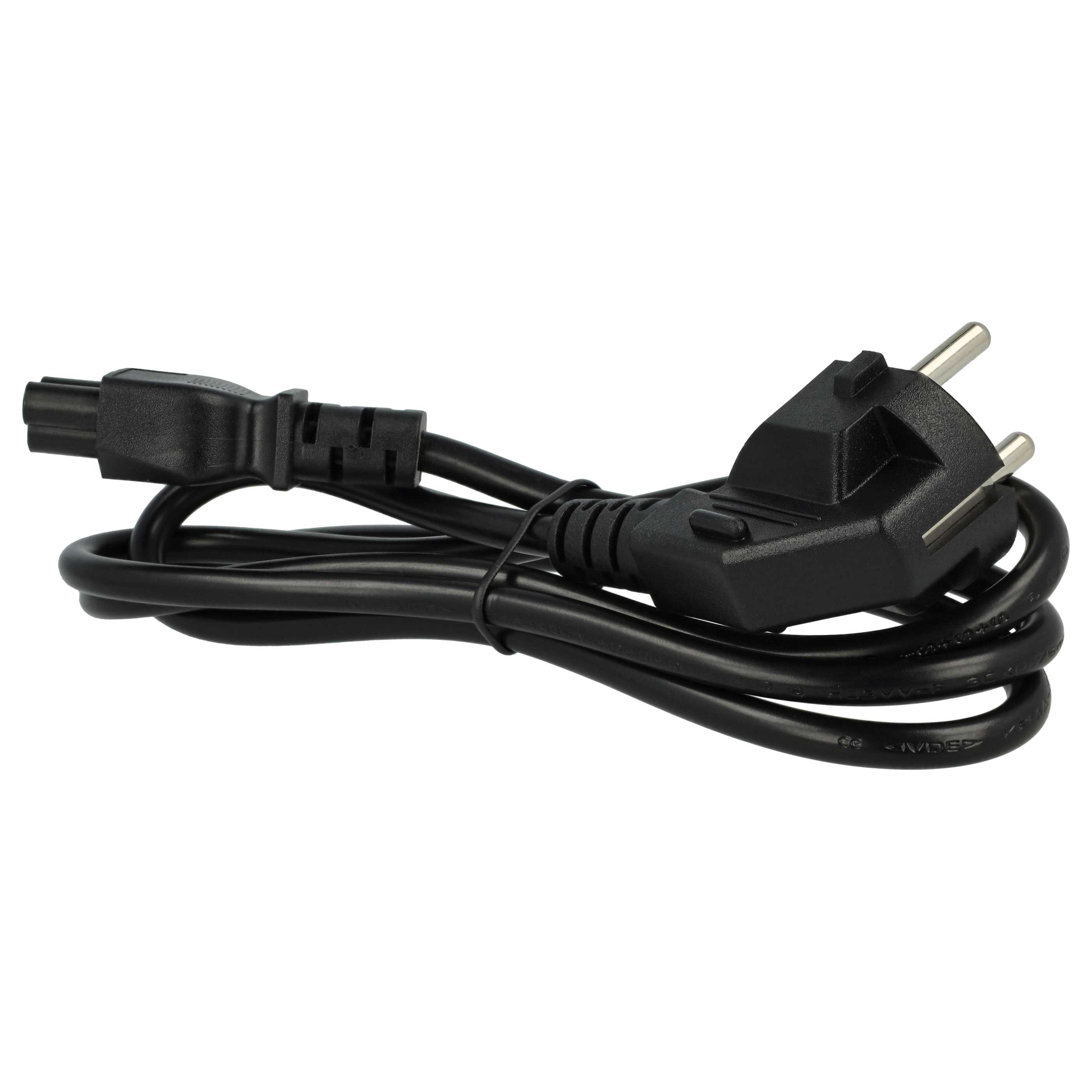 10x C5 Power Cable Euro Plug suitable for Vorwerk VR300 Robot Vacuum Cleaner - 1.2 m