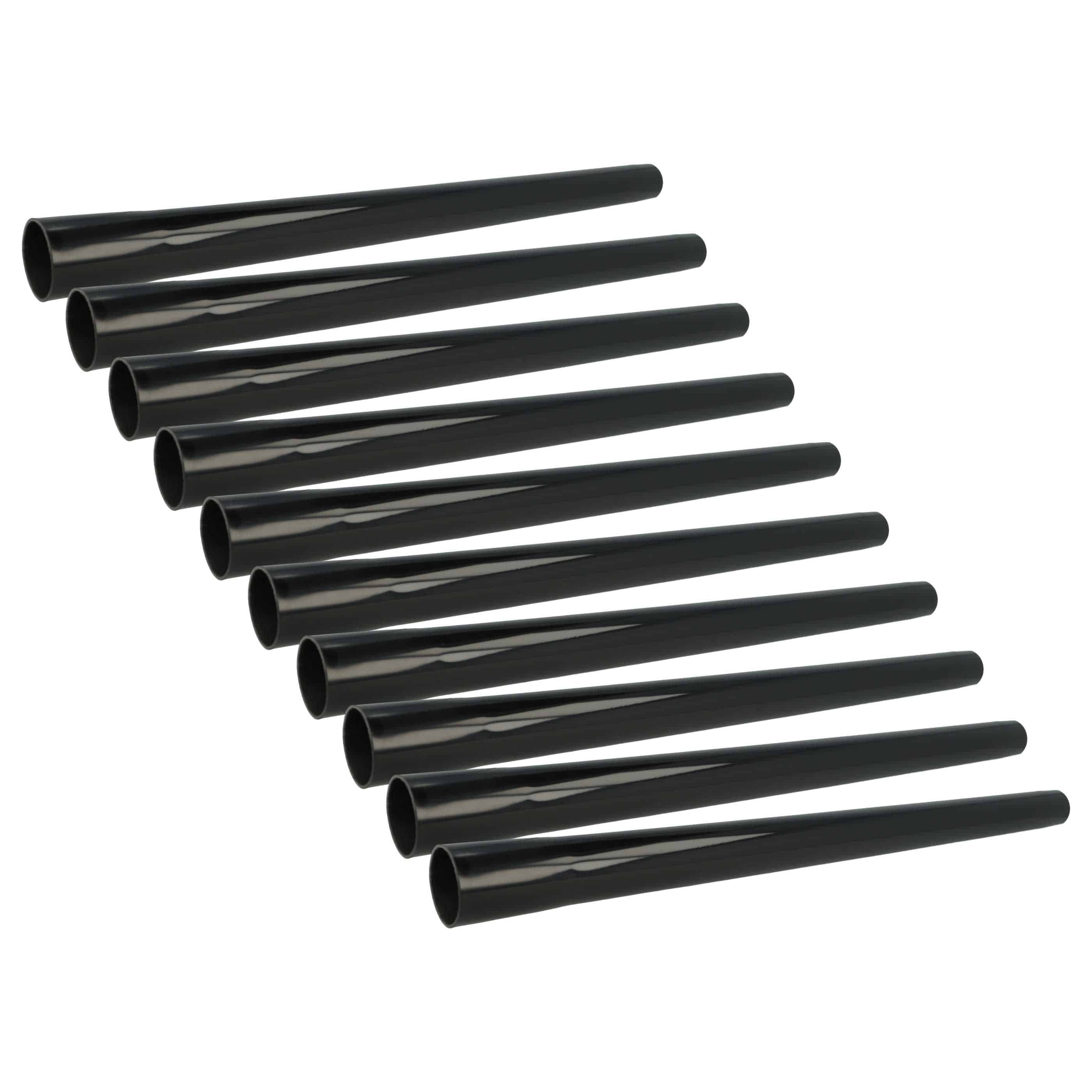 10x Tube replaces Bosch 2 609 256 F27 for Bosch Vacuum Cleaner etc. - 50cm, black