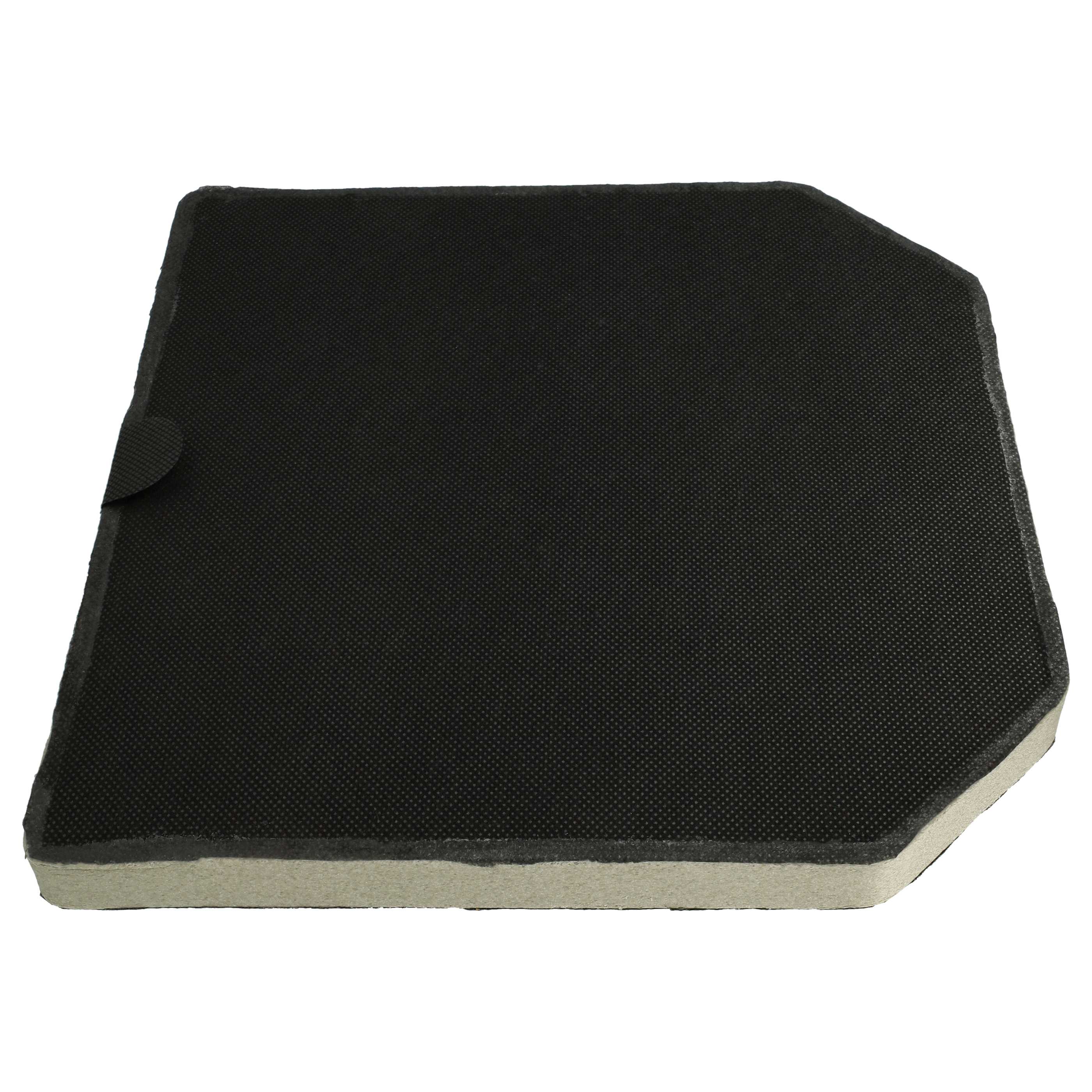 Activated Carbon Filter as Replacement for Miele 4002514268057 for Miele Hob - 24.5 x 24.5 x 2 cm
