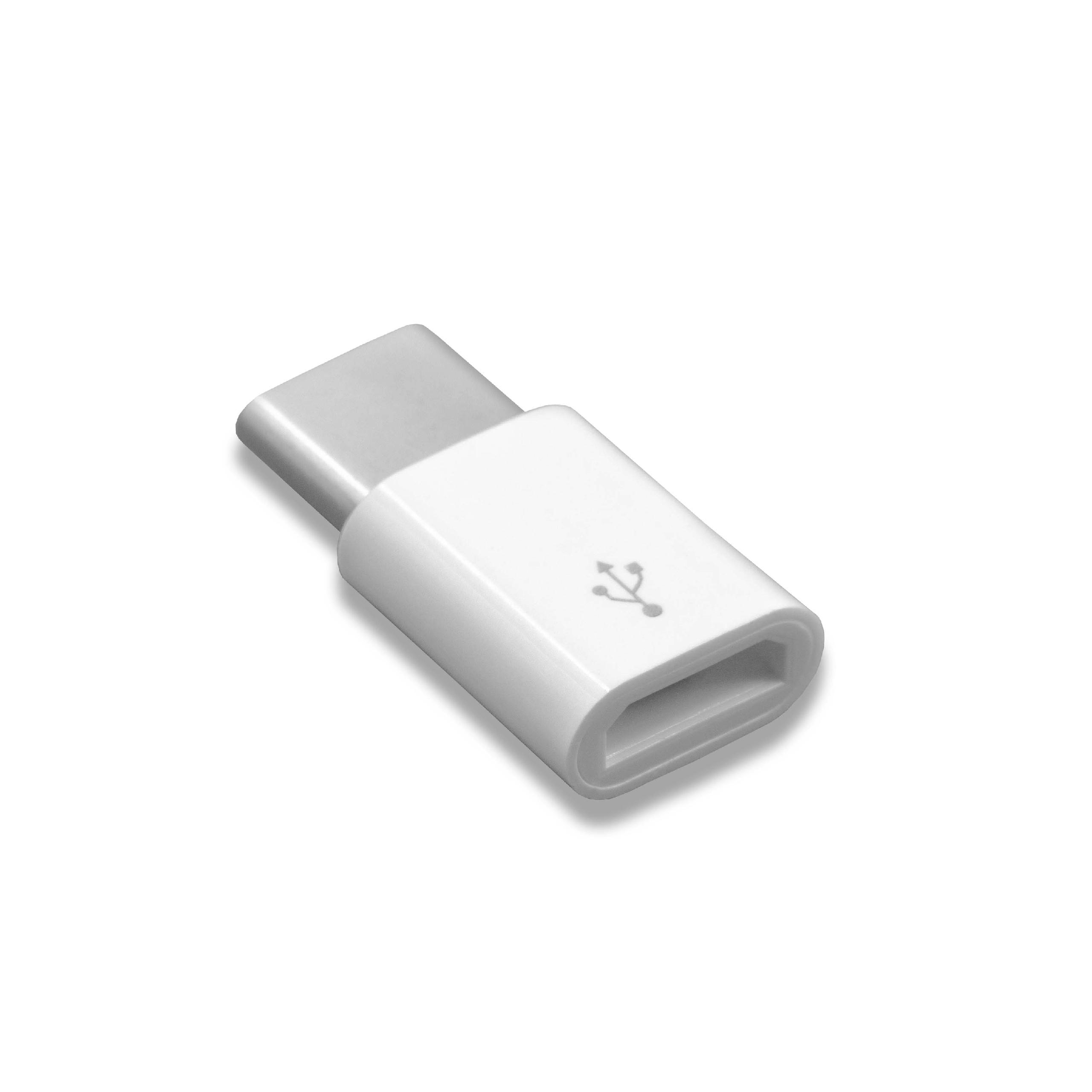 Adapter OTG USB Type C (männlich) auf Micro USB (weiblich) für Smartphone, Tablet, Laptop, Notebook, PC