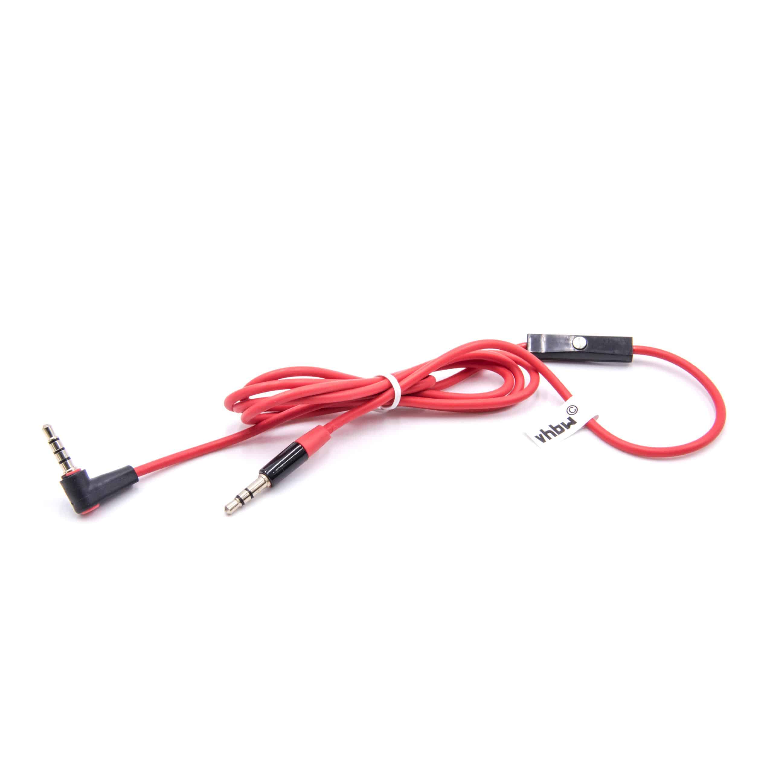 Cable audio AUX a conector jack de 3,5 mm para auriculares como, 120 cm - micrófono