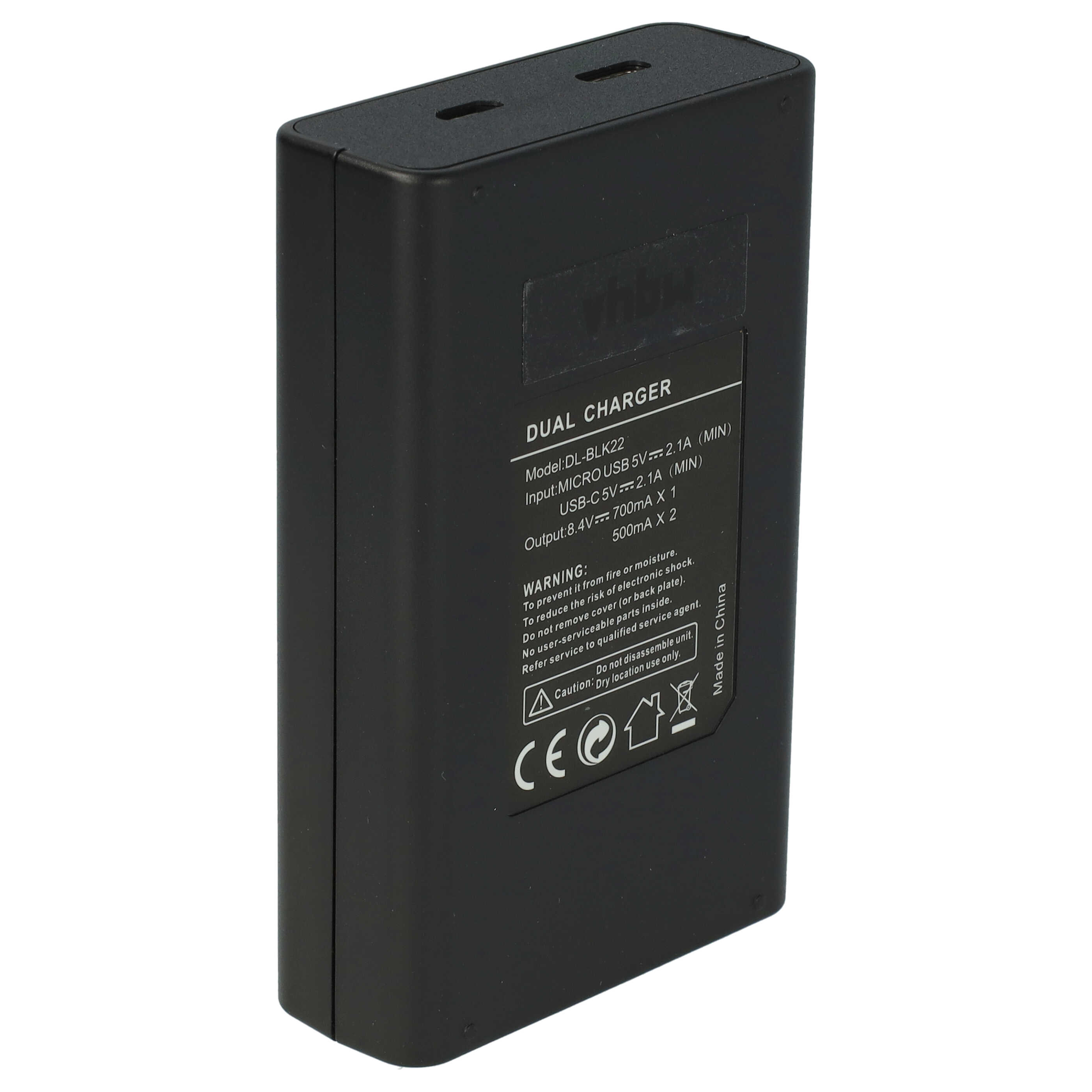 Battery Charger suitable for Panasonic DC-G9 Camera 8.4 V