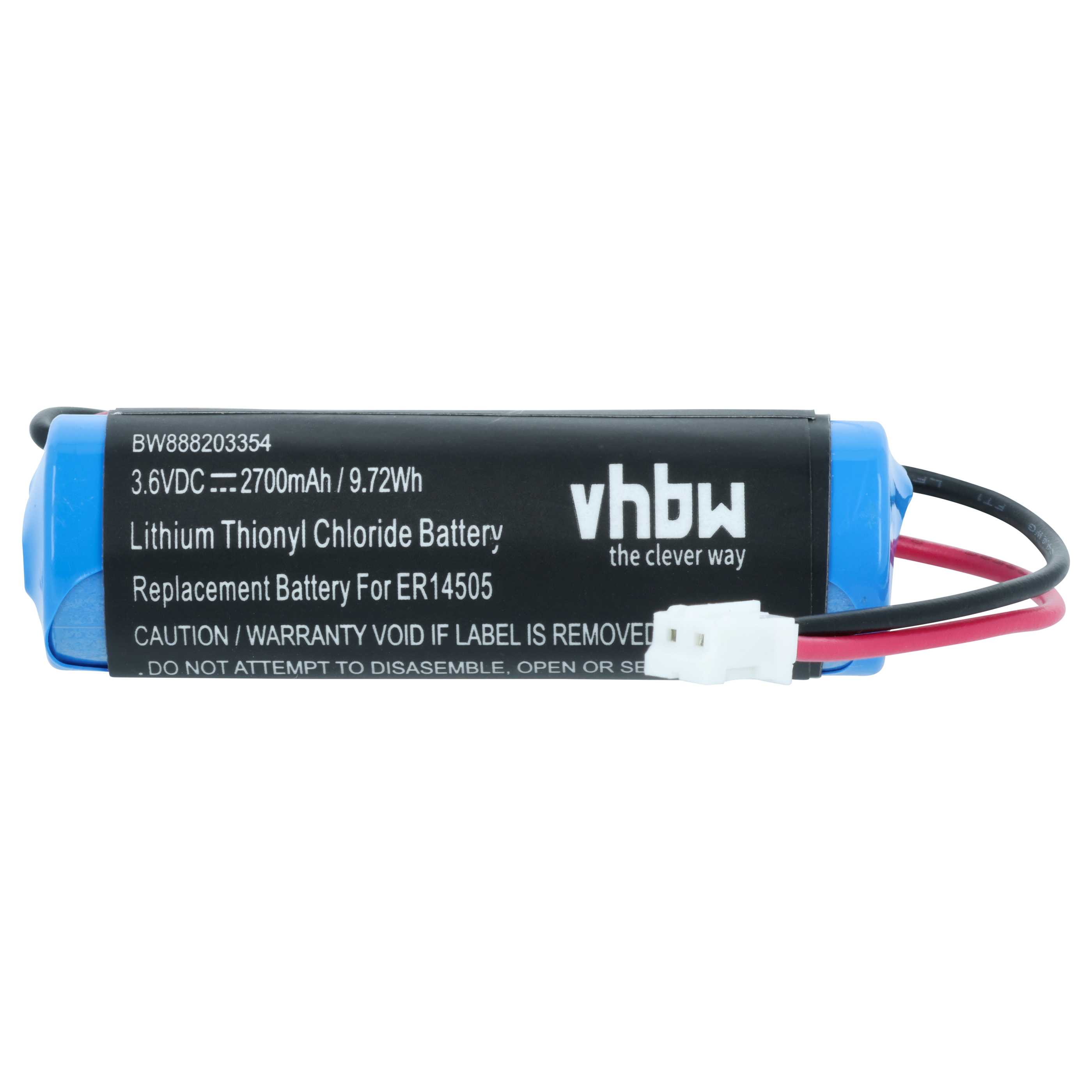 Gaswarngerät-Batterie (10 Stück) als Ersatz für Dräger 8326856, 8326186 für Dräger - 2700mAh 3,6V Li-SOCl2