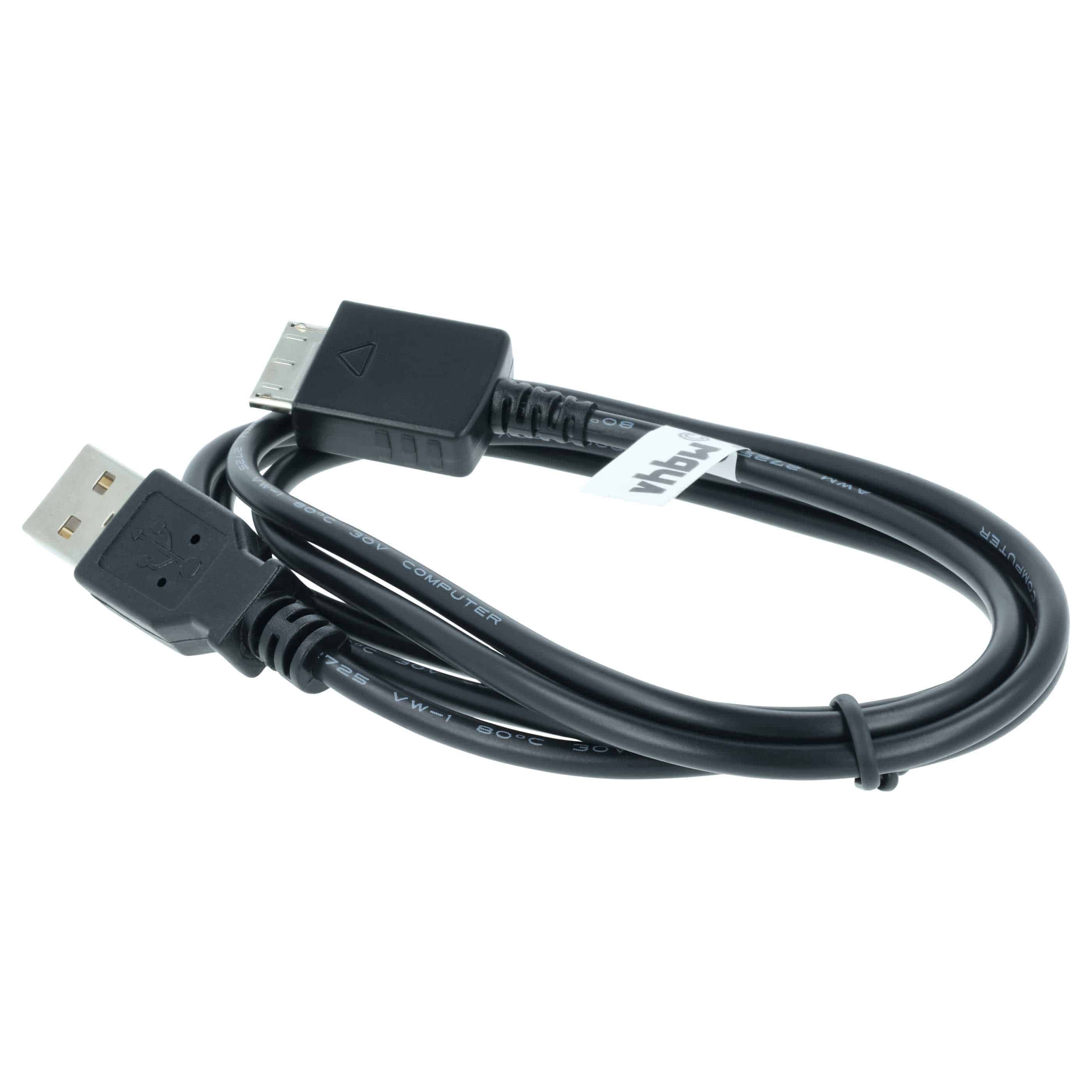 USB Data Cable Charging Cable as Replacement for Sony WMC-NW20MU, 150 cm