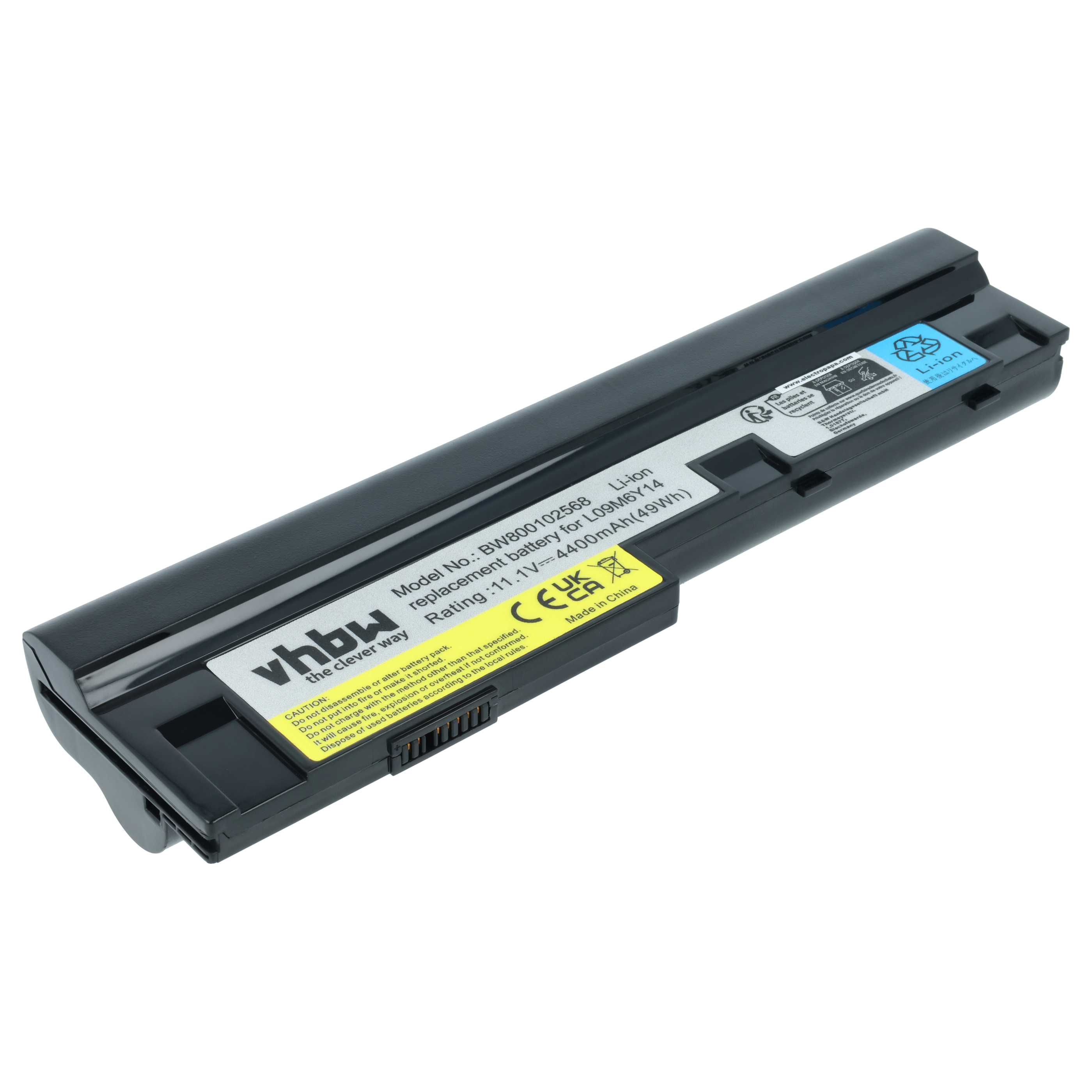 Akumulator do laptopa zamiennik Lenovo 121000921, 121000920, 121000919 - 4400 mAh 11,1 V Li-Ion, czarny