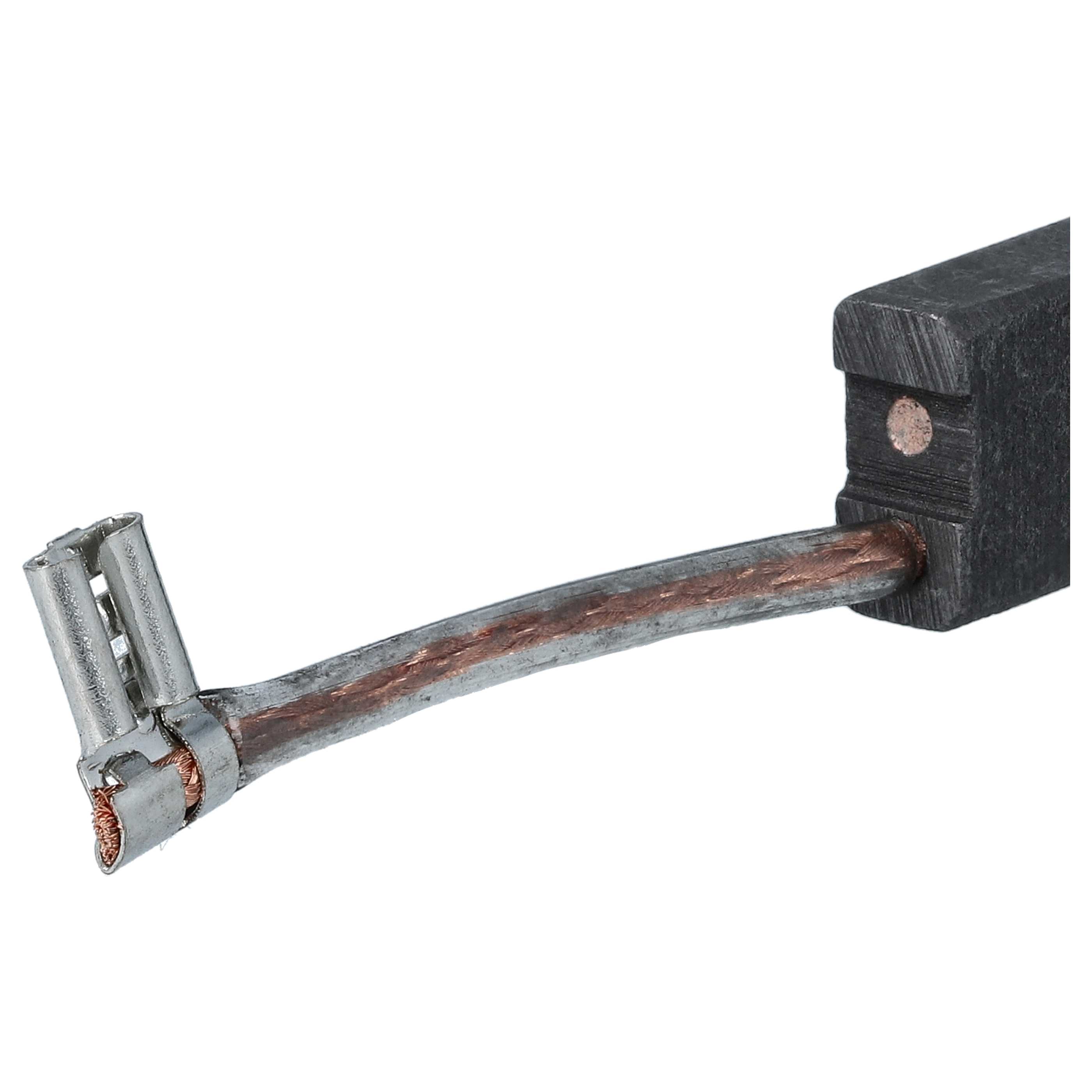 2x Carbon Brush as Replacement for Bosch 1.609.B06.661 for Electric Power Tool - 6.2 x 12.5 x 23 mm