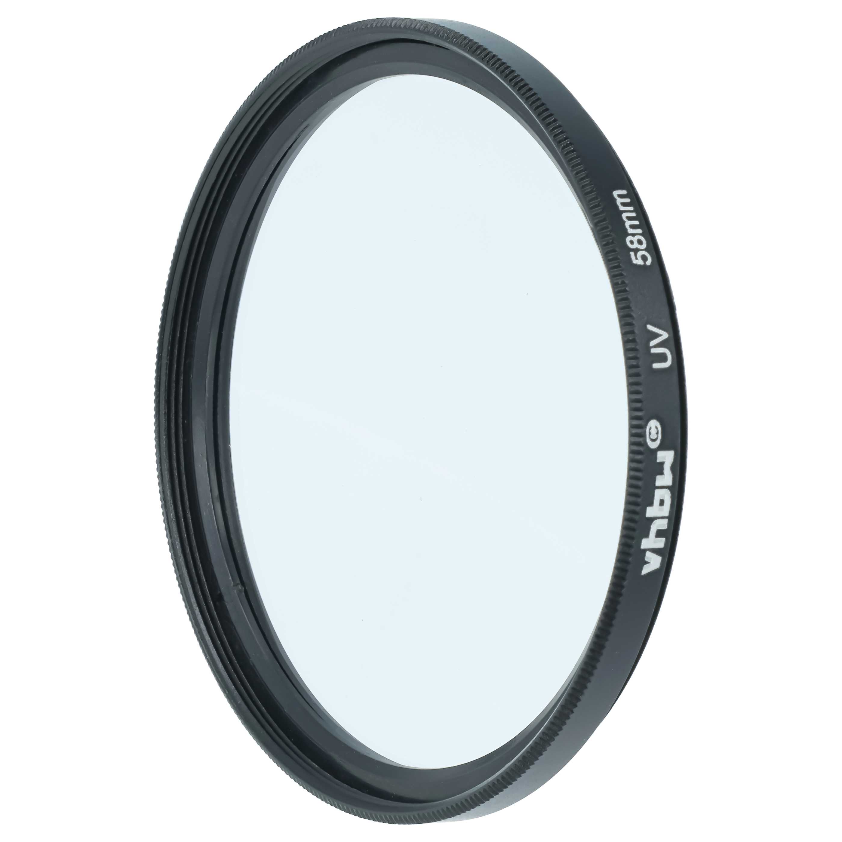 UV Filter suitable for Cameras & Lenses with 58 mm Filter Thread - Protective Filter