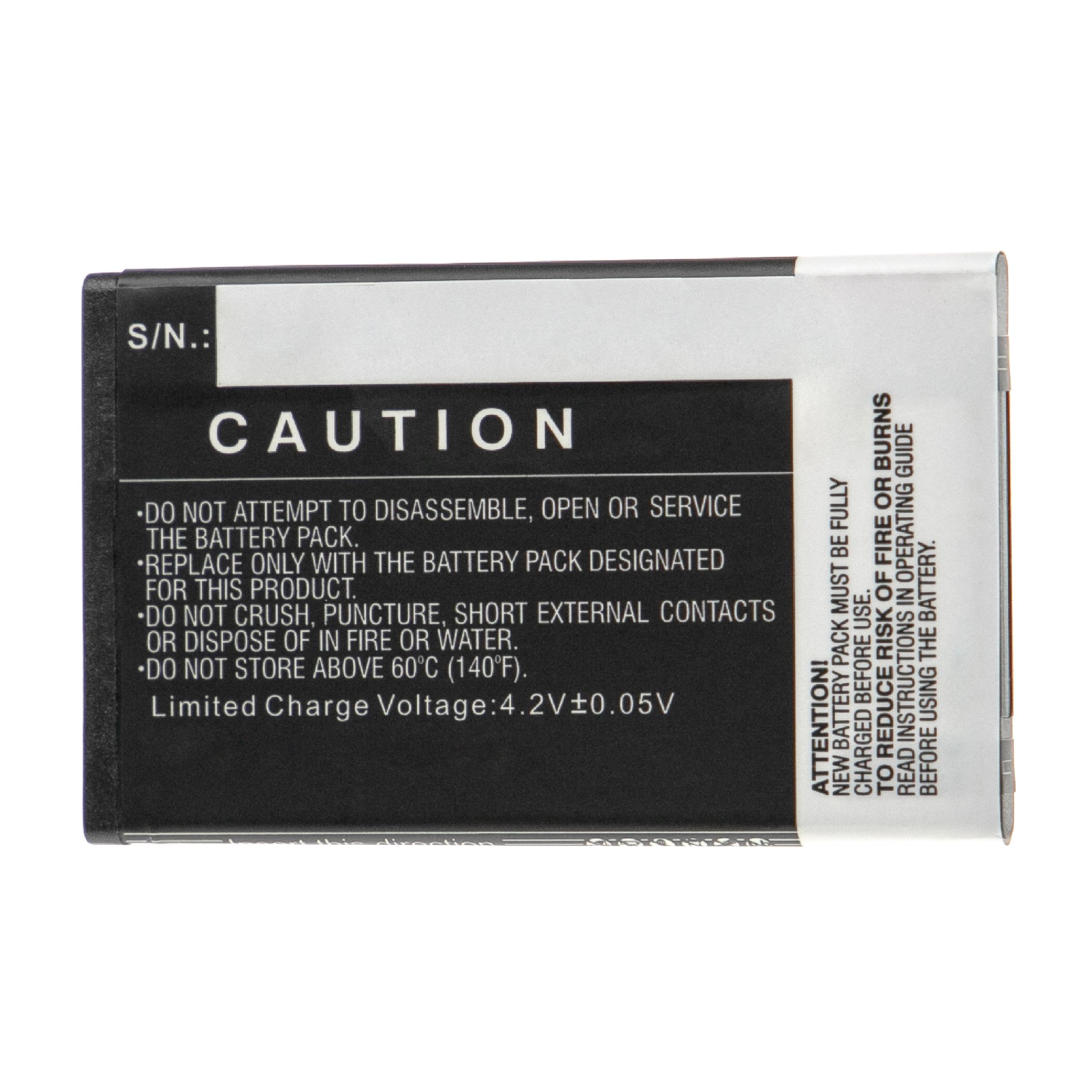 Mobile Phone Battery Replacement for Bea-fon ICP4/38/57 1S1P - 1050mAh 3.7V Li-Ion