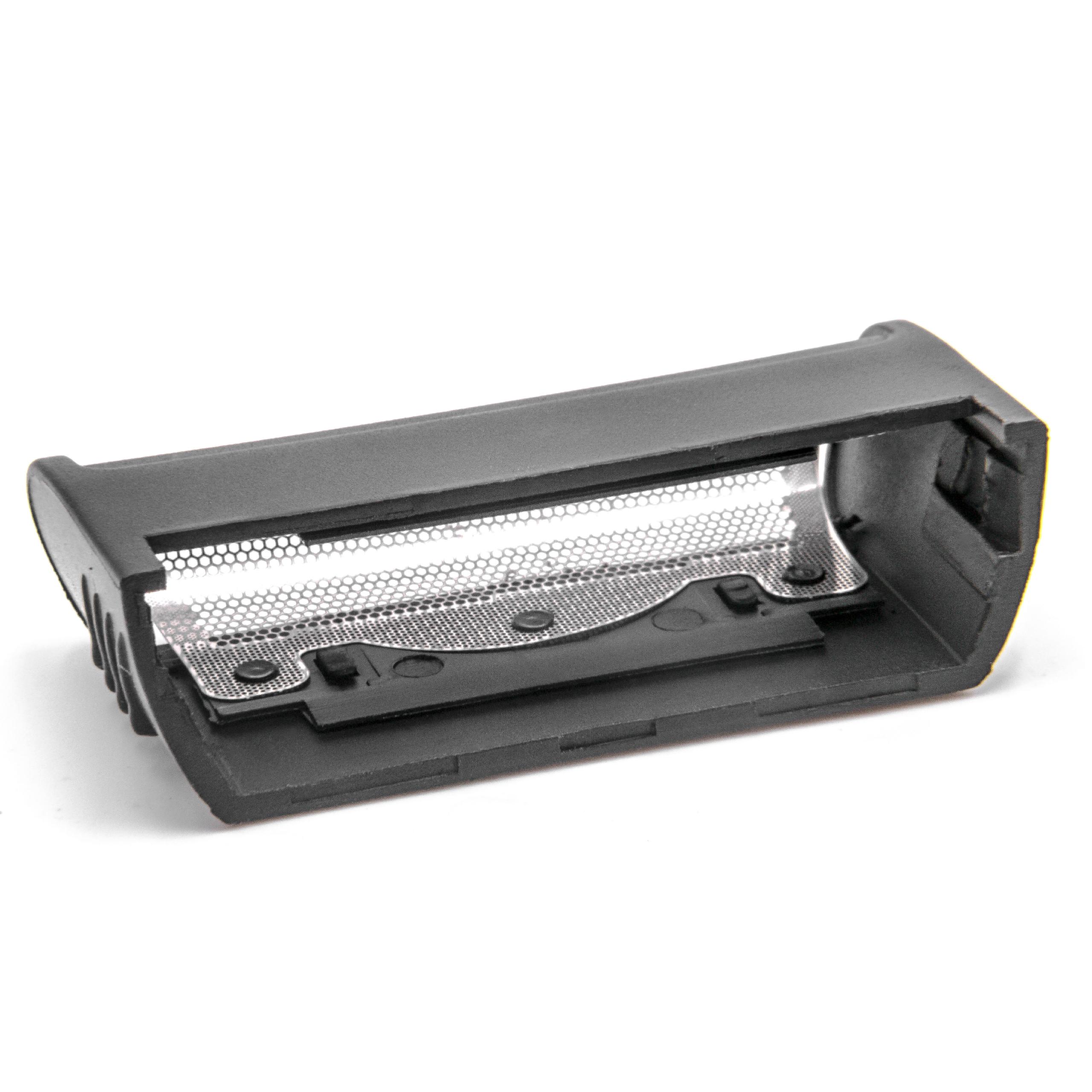 Shaver Foil replaces Braun 597, 596 for for Razor - incl. Frame, Black/Silver