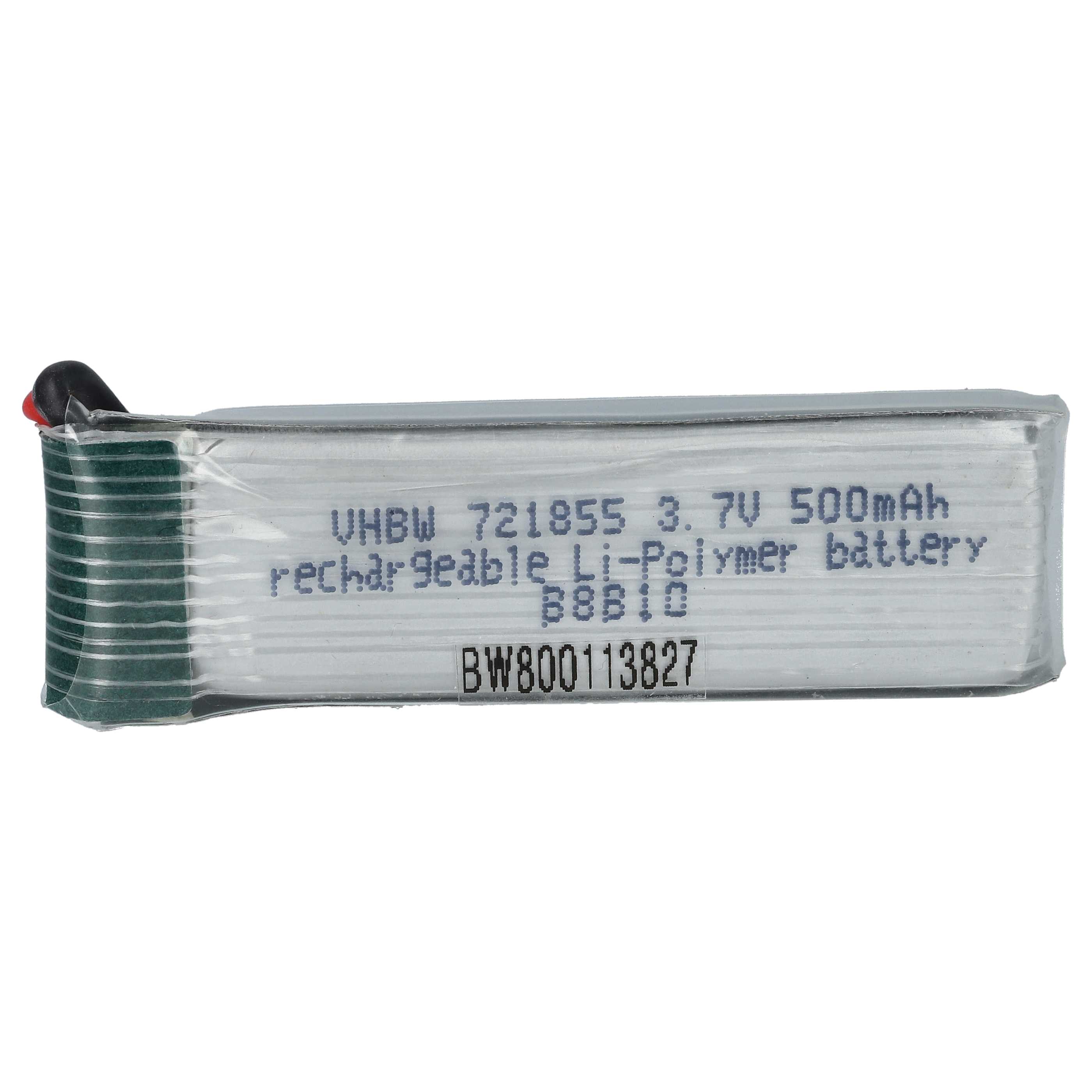 Drohnen-Akku passend für UDI U818A Quadrocopter - 500mAh 3,7V Li-Ion