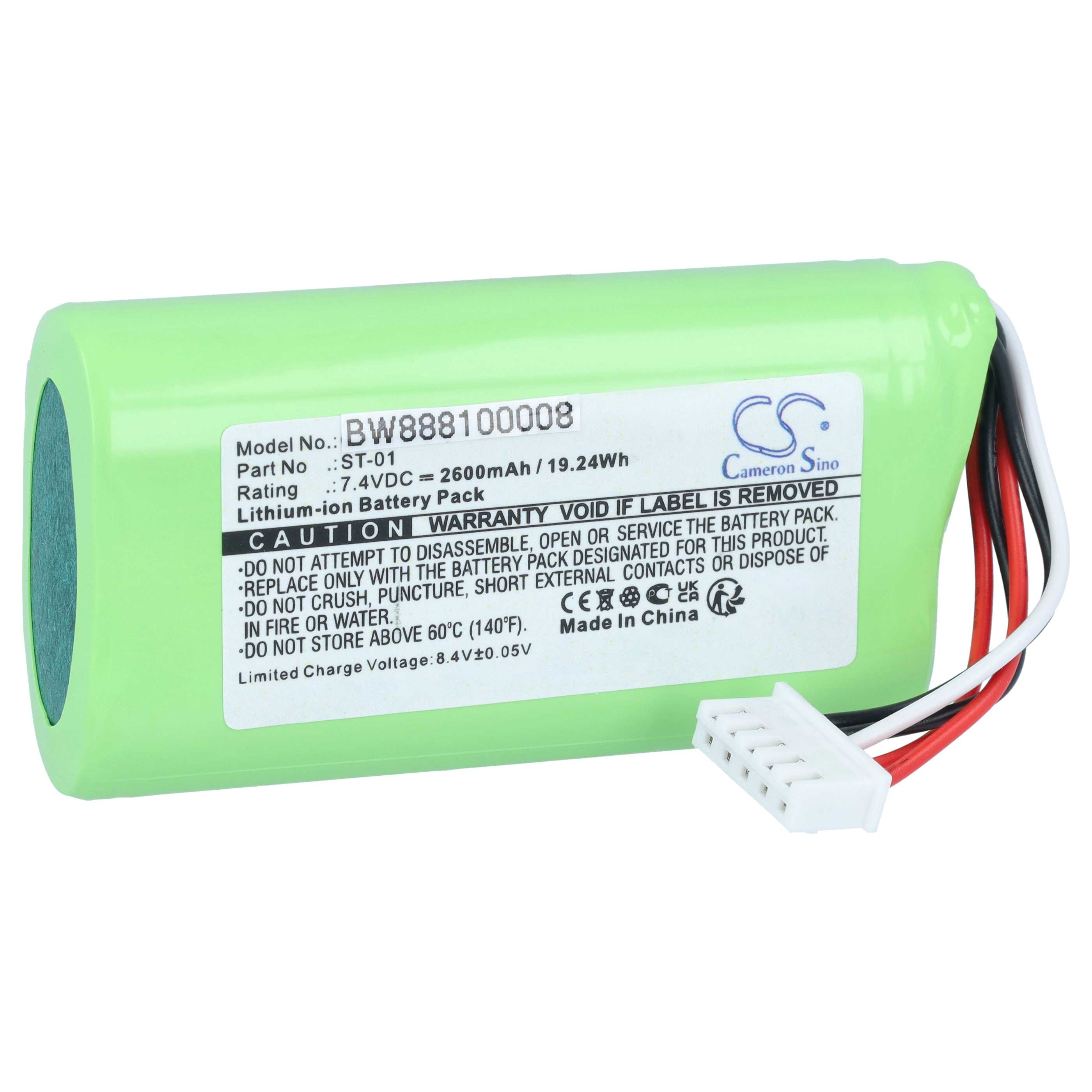 Akku für Sony SRS-X3, SRS-XB20, SRS-XB2 Speaker - 2600 mAh