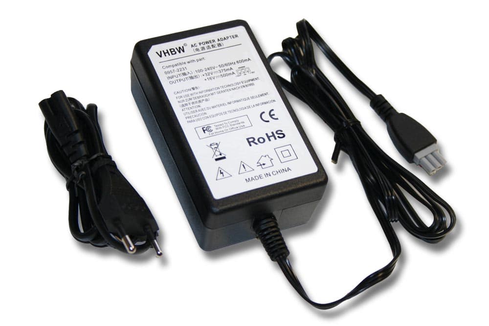 Mains Power Adapter replaces HP 0957-2231 for Printer - 200 cm