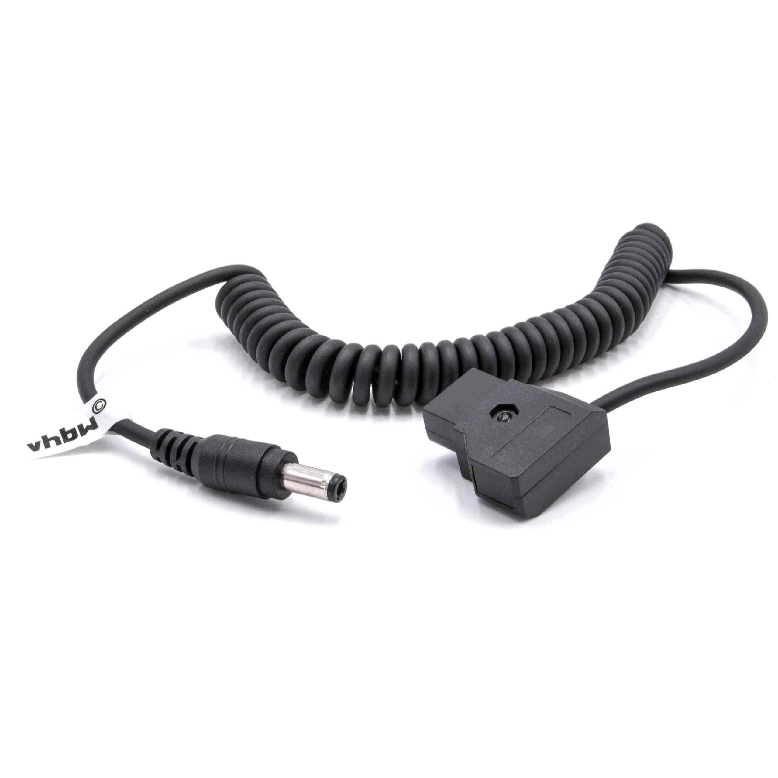 Adapter Cable D-Tap (male) to LED Power Supply suitable for Anton Bauer D-Tap, Dionic Camera - Black