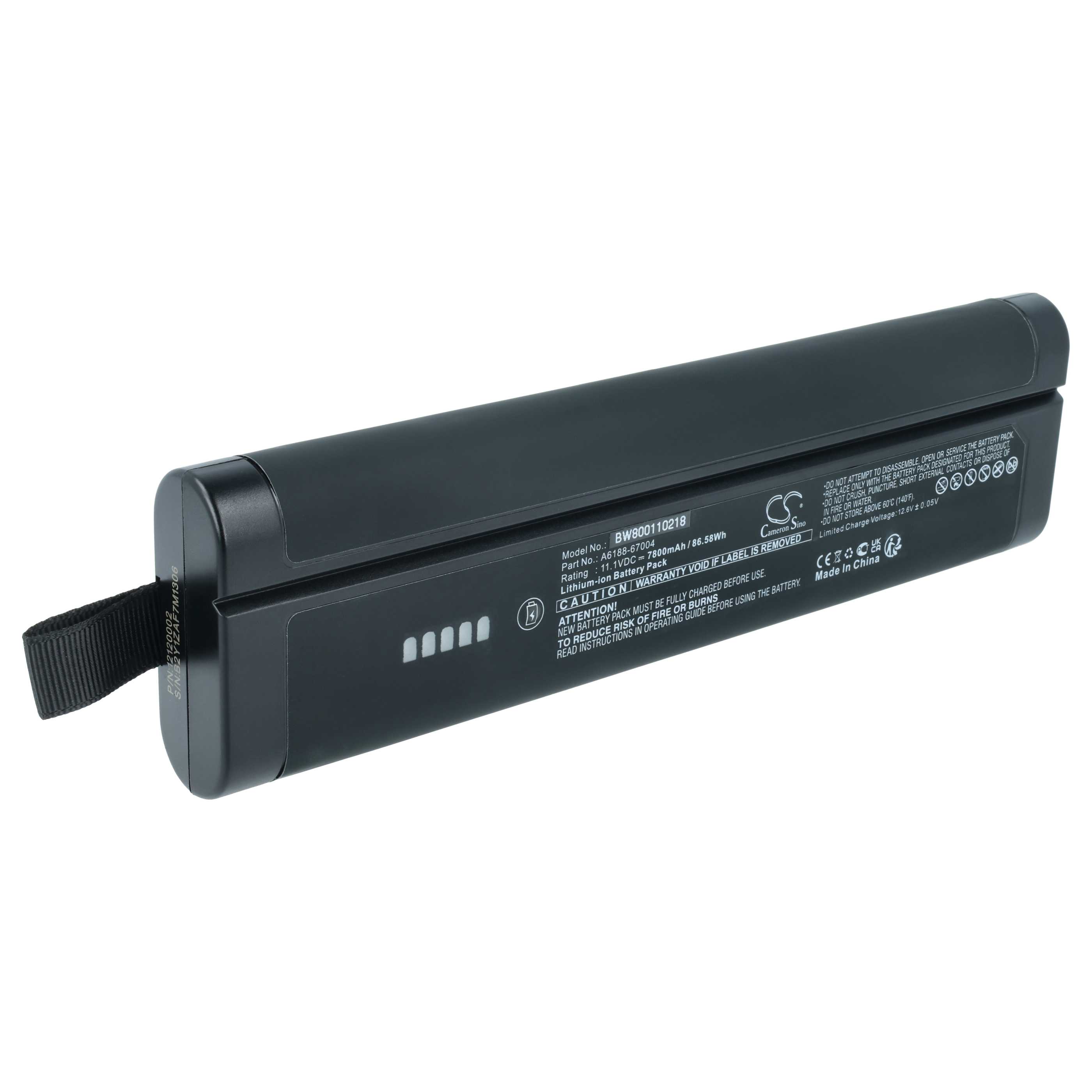 Batterie remplace 989803129131, A6188-67004, 1420-0868 pour contrôleur Raid Philips - 7800mAh 11,1V Li-ion