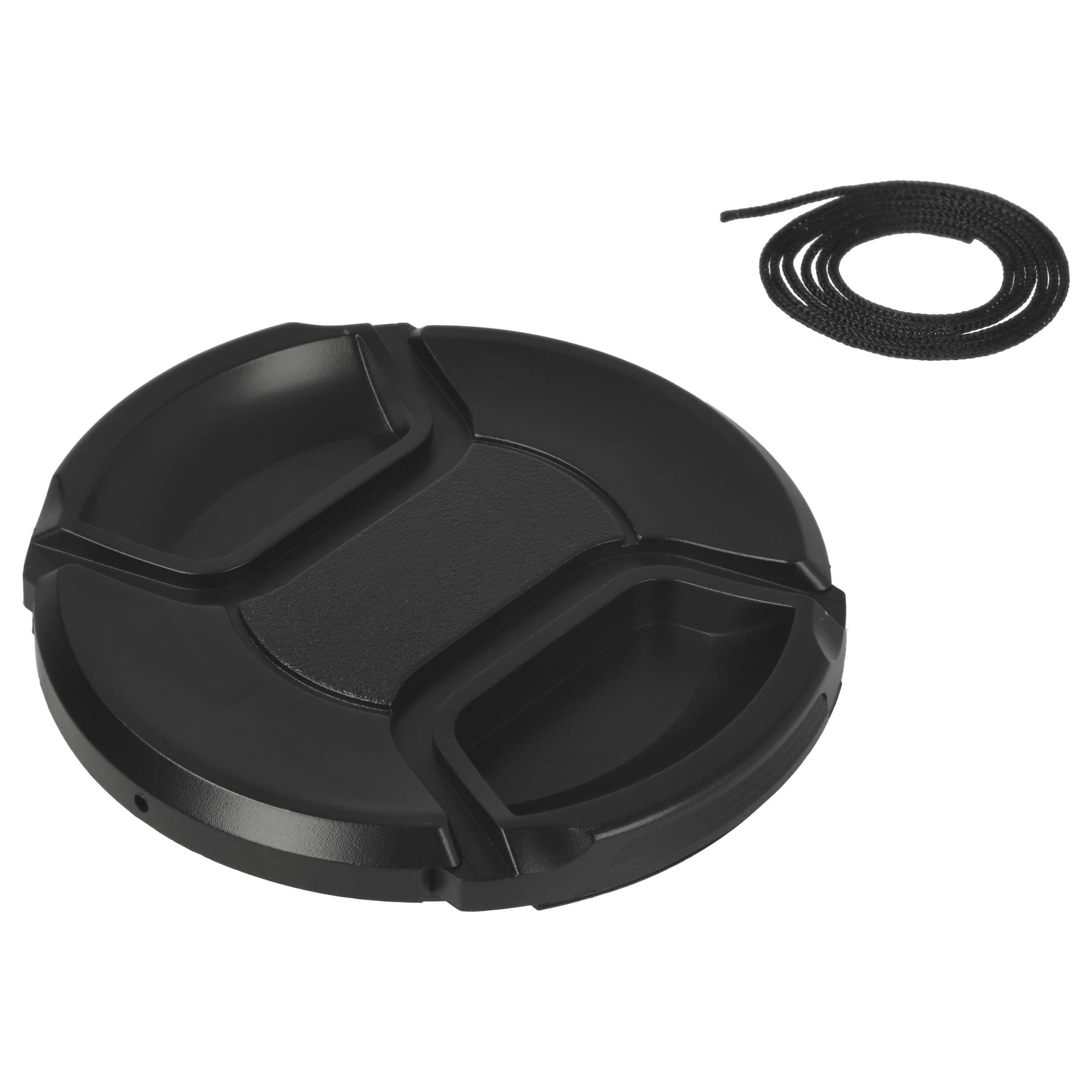 Copriobiettivo 72 mm - con impugnatura interna, plastica, nero