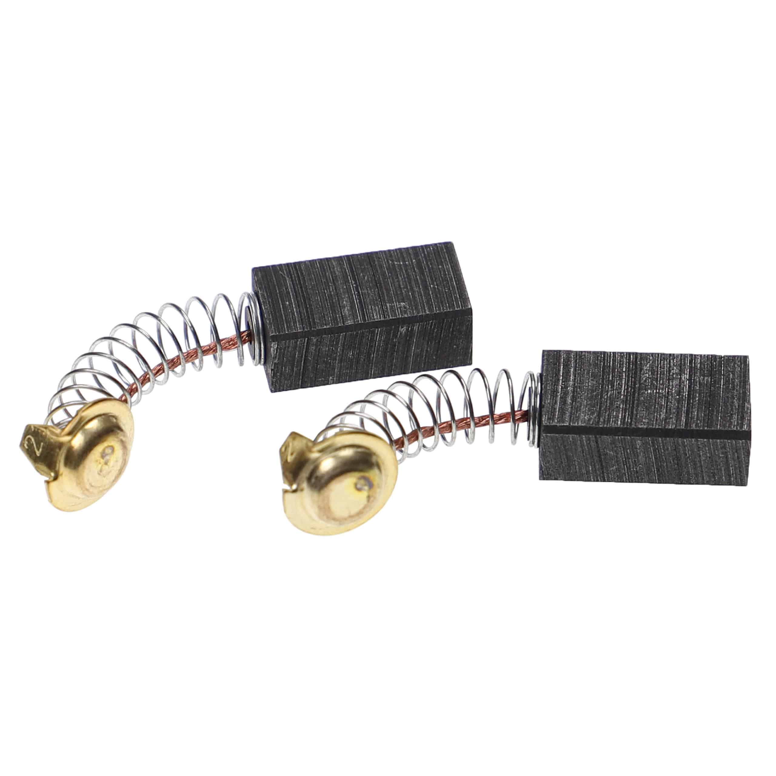 2x Carbon Brush as Replacement for Hitachi 999-088 Electric Power Tools + Spring, 6.55 x 9 x 17mm