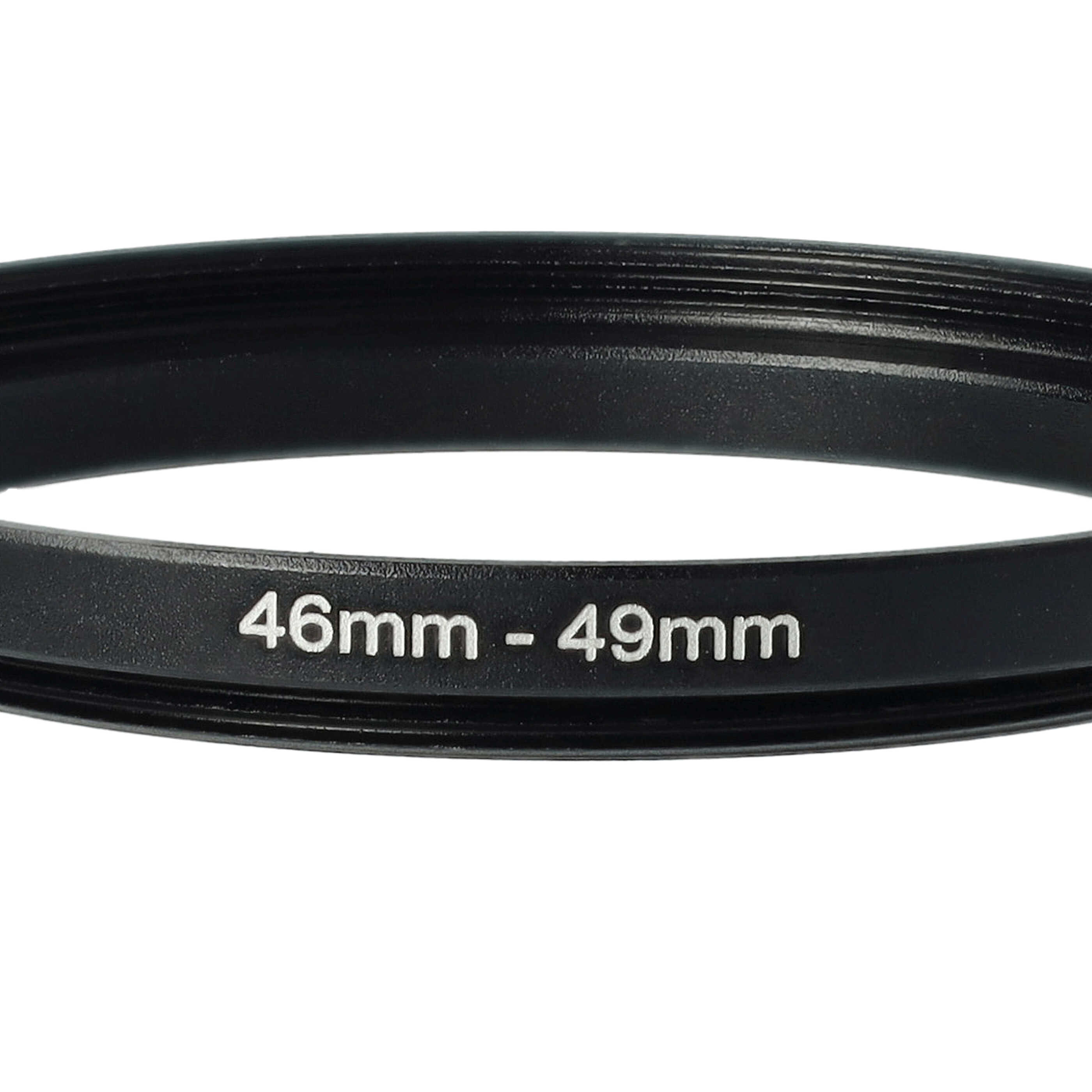 Bague Step-up 46 mm vers 49 mm pour divers objectifs d'appareil photo - Adaptateur filtre