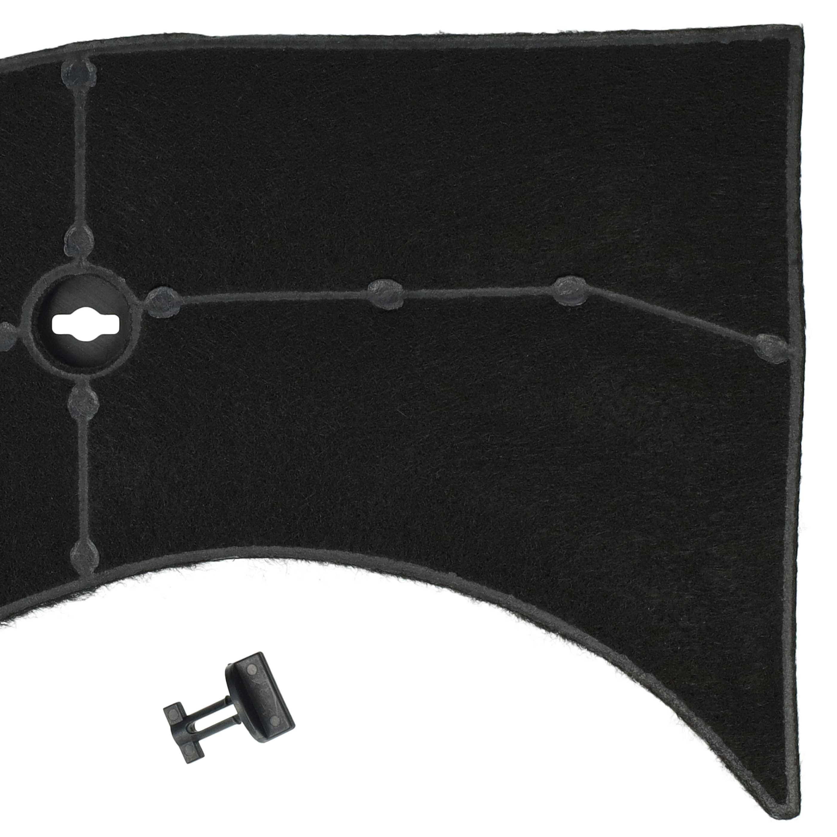 2x Filtres à charbon actif remplace AEG 5027887000/6, 5029064900/8, 5027456700/2 pour hotte Bauknecht