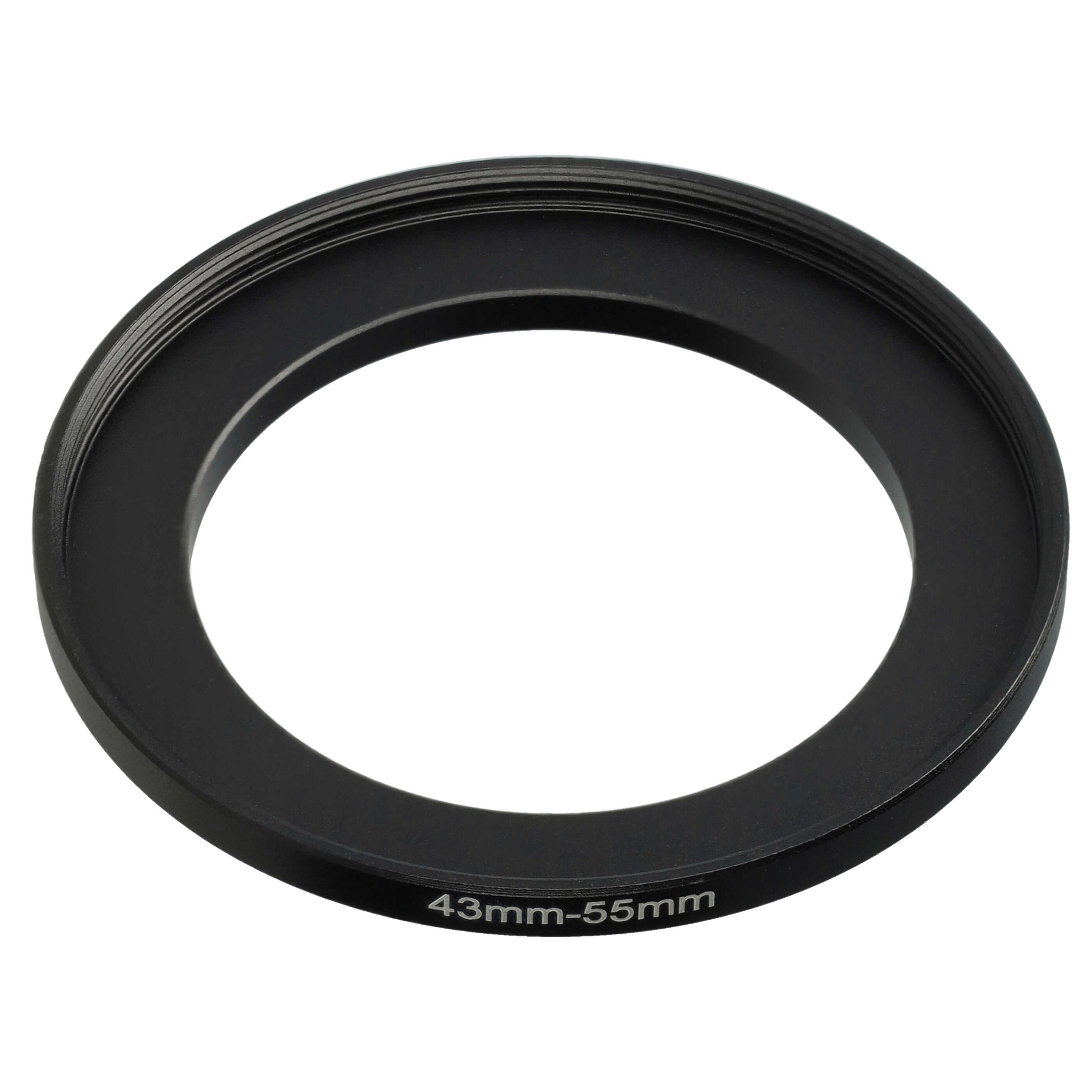Step-Up Ring Adapter of 43 mm to 55 mm for various Camera Lens - Filter Adapter