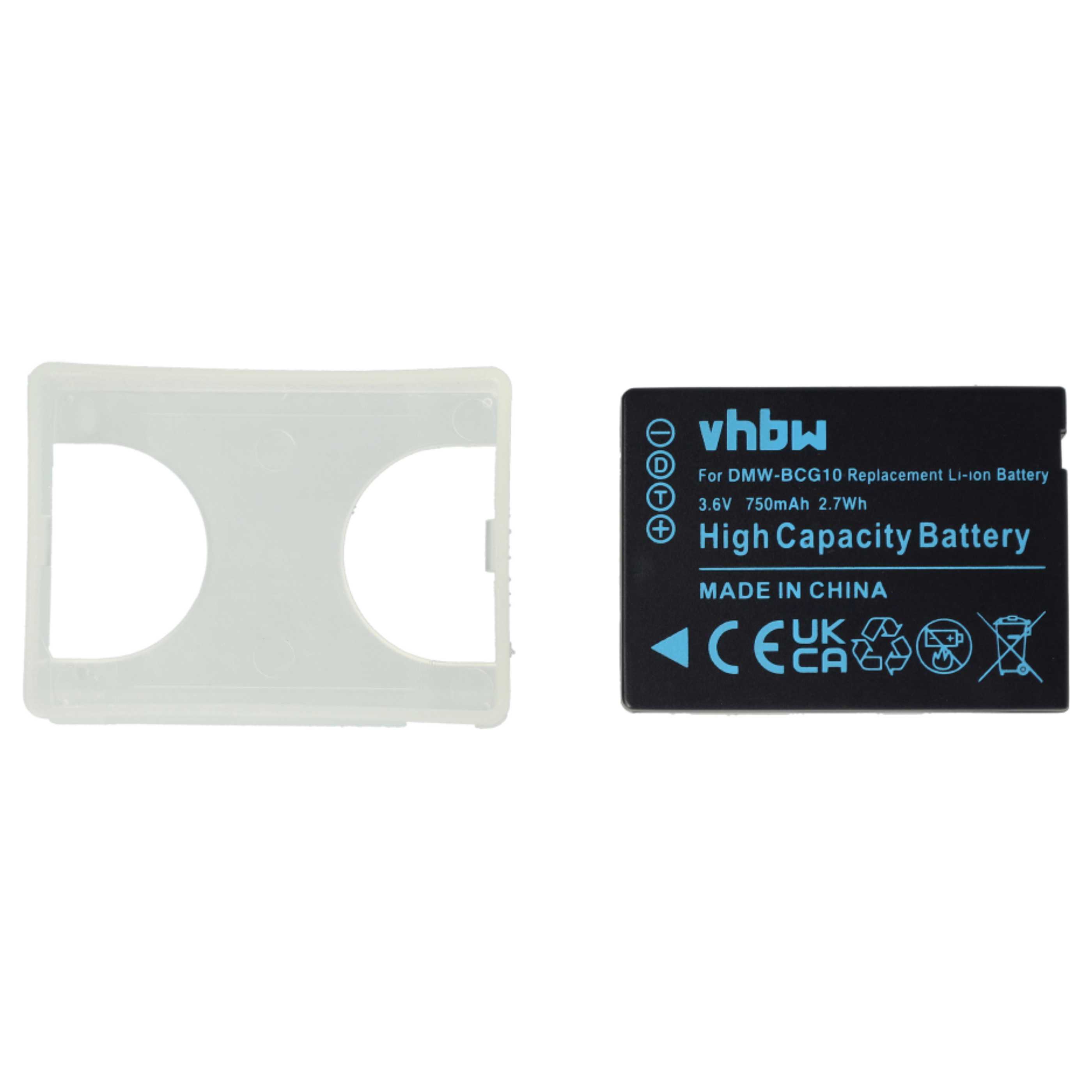3x Battery replaces Leica BP-DC7, BP-DC7E - 750mAh, 3.6V, Li-Ion