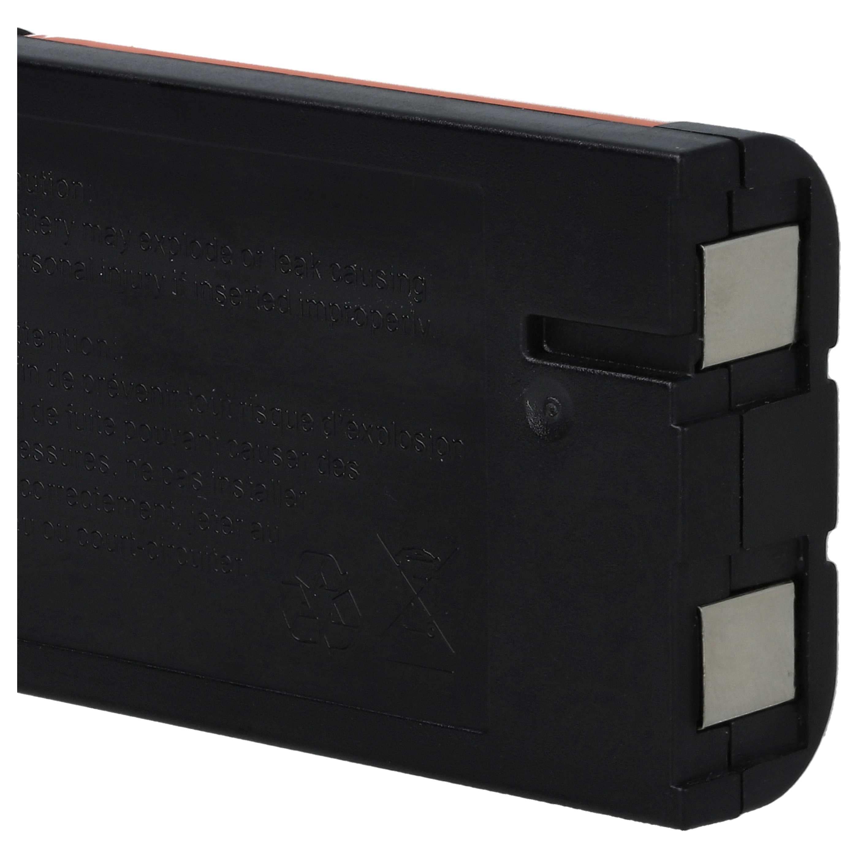 2x Batteries remplace 23-968, 43-9024, 43-9025, 43-9026, 43-9030 pour téléphone Panasonic - 850mAh 3,6V NiMH