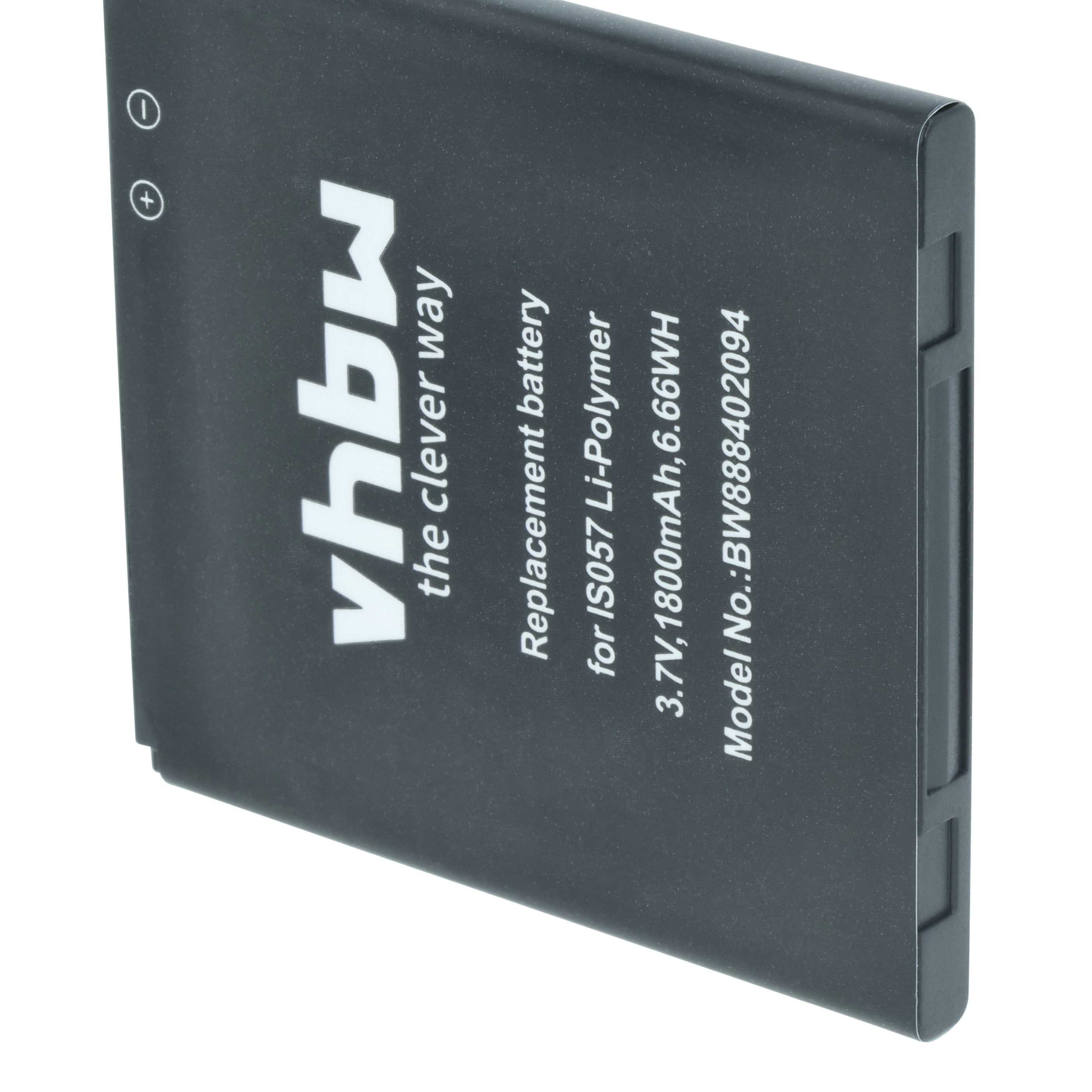 5x Battery replaces Pax IS057 for Angelcare Barcode Scanner POS - 1800 mAh 3.7 V