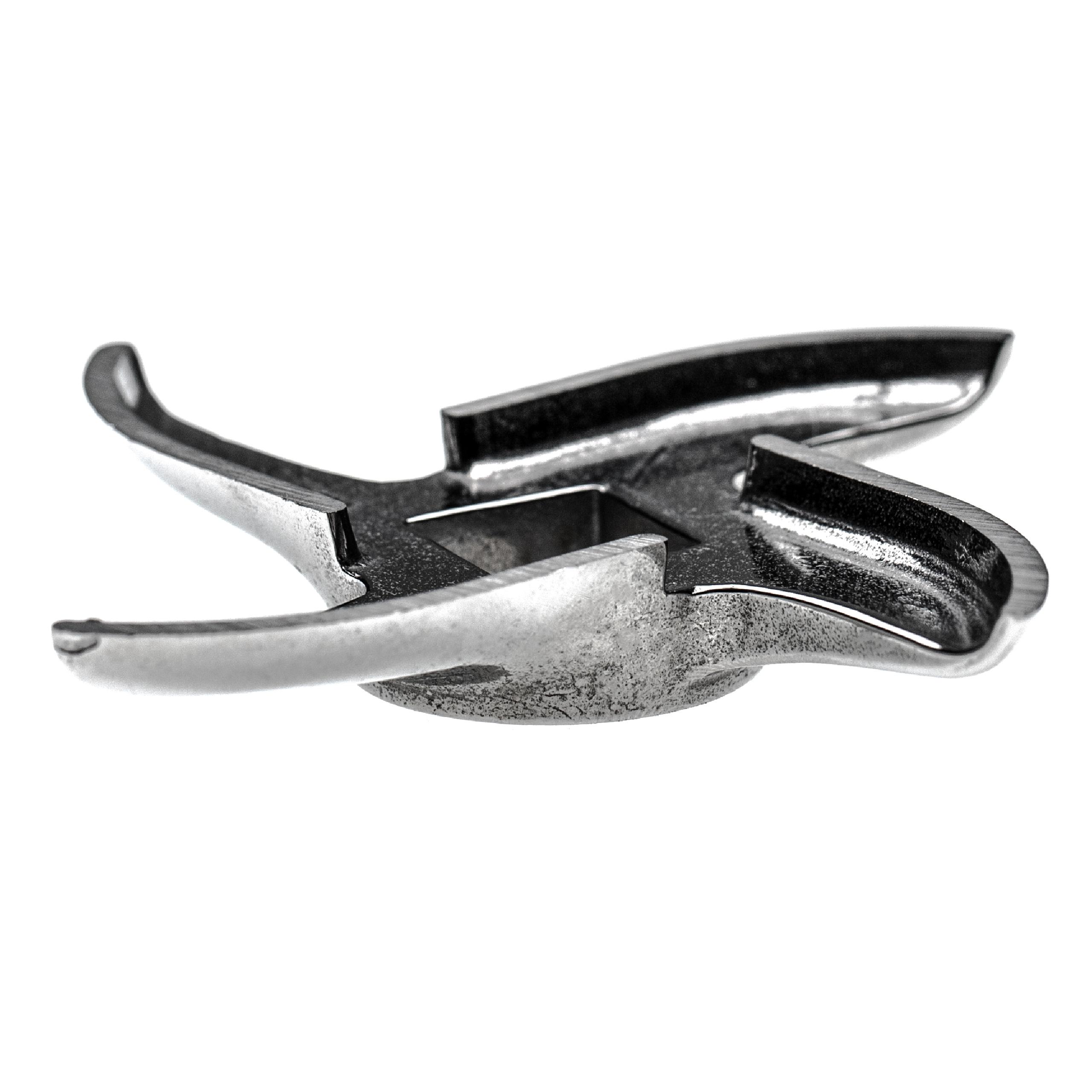 Couteau faucille taille 32, 15,1 x 15,1 mm quatre lames, compatible par ex avec hachoirs ADE, Caso, Fama, KBS