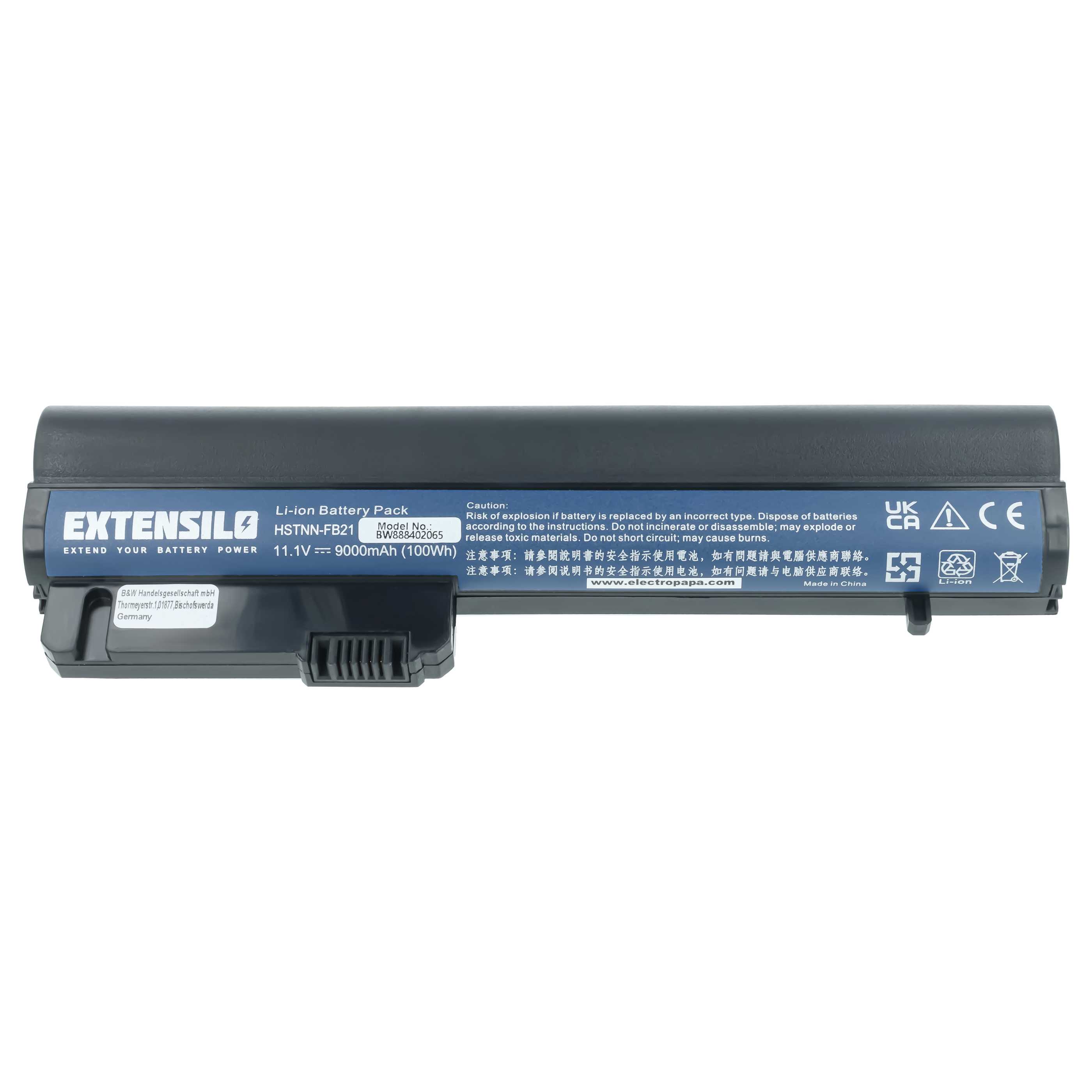 Akumulator do laptopa zamiennik HP 411127-001, 411126-001, 404888-241, 404887-241 - 9000 mAh 11,1 V Li-Ion