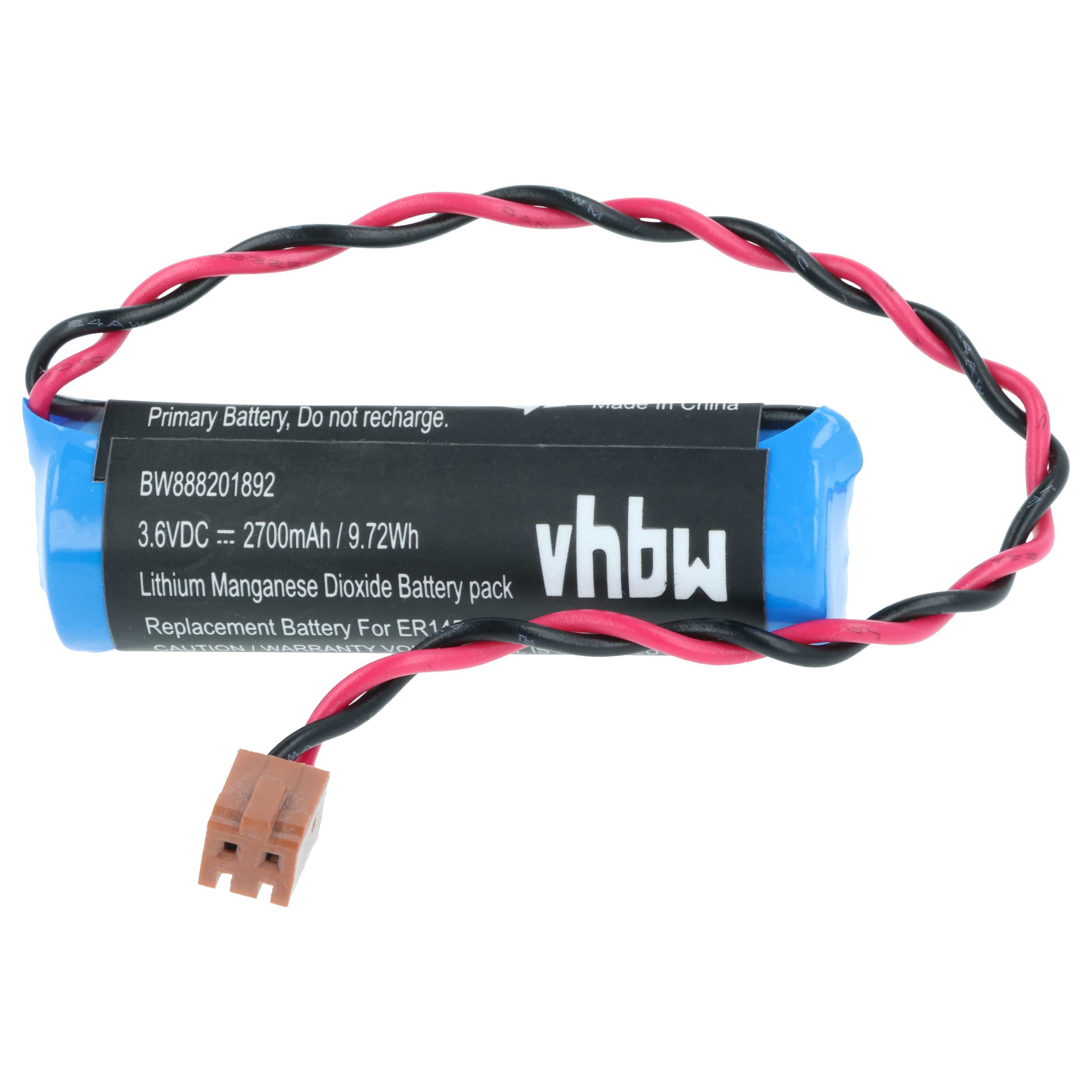 Bateria do PLC programowalnego sterownika Toshiba - 2700 mAh 3,6 V Li-SOCl2