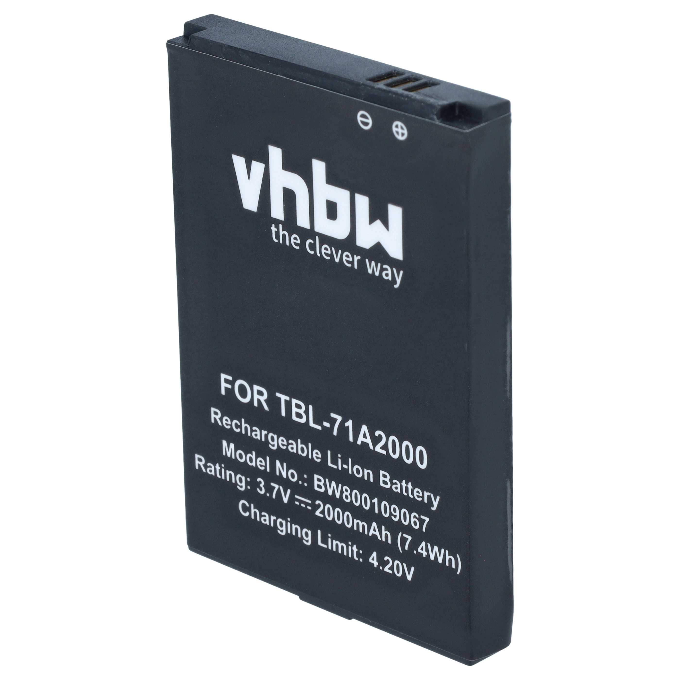 Mobile Router Battery replaces TBL-71A2000 - 2000 mAh 3.7 V Li-Ion
