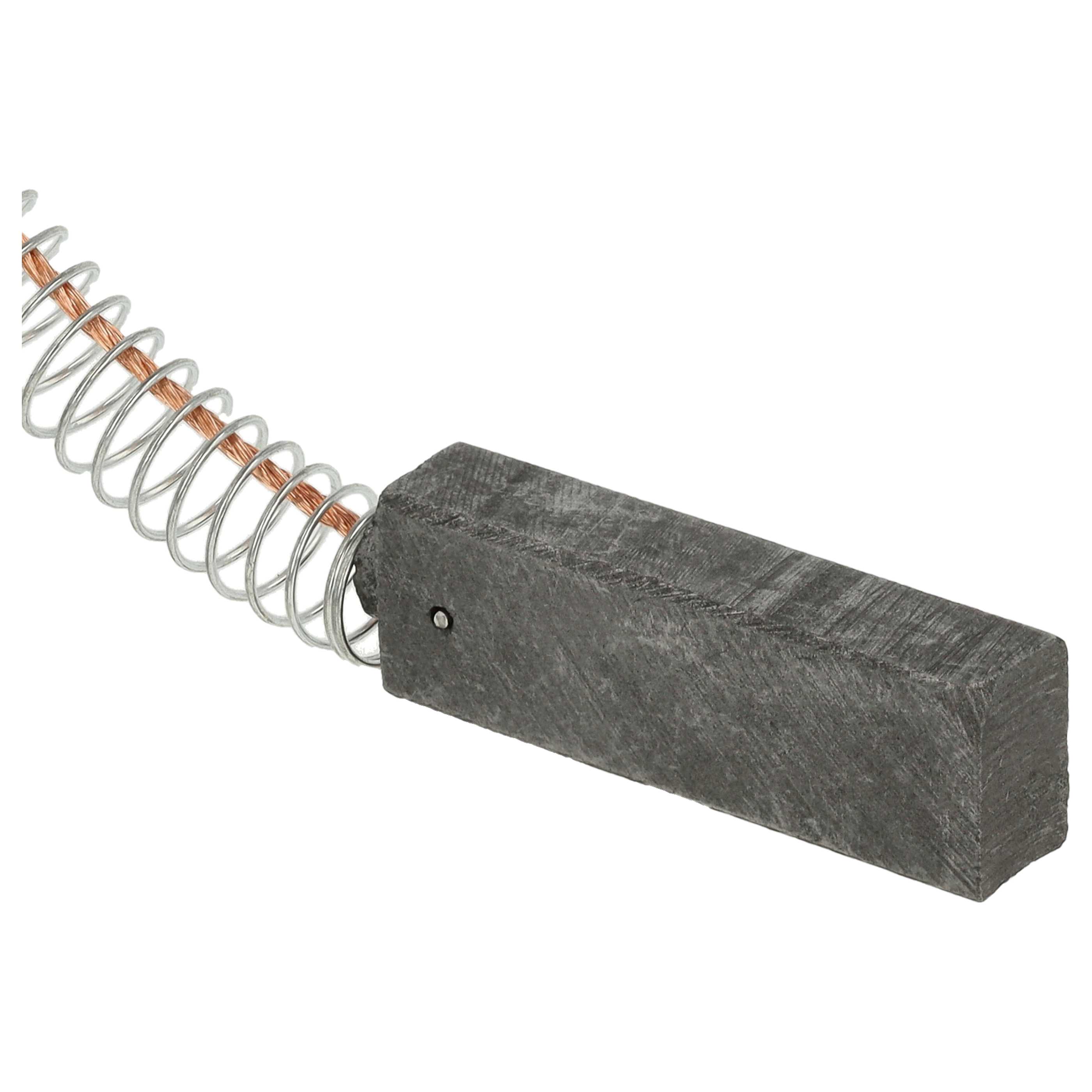 2x escobilla de carbón para aspiradora - 32,2 x 6,4 x 10 mm
