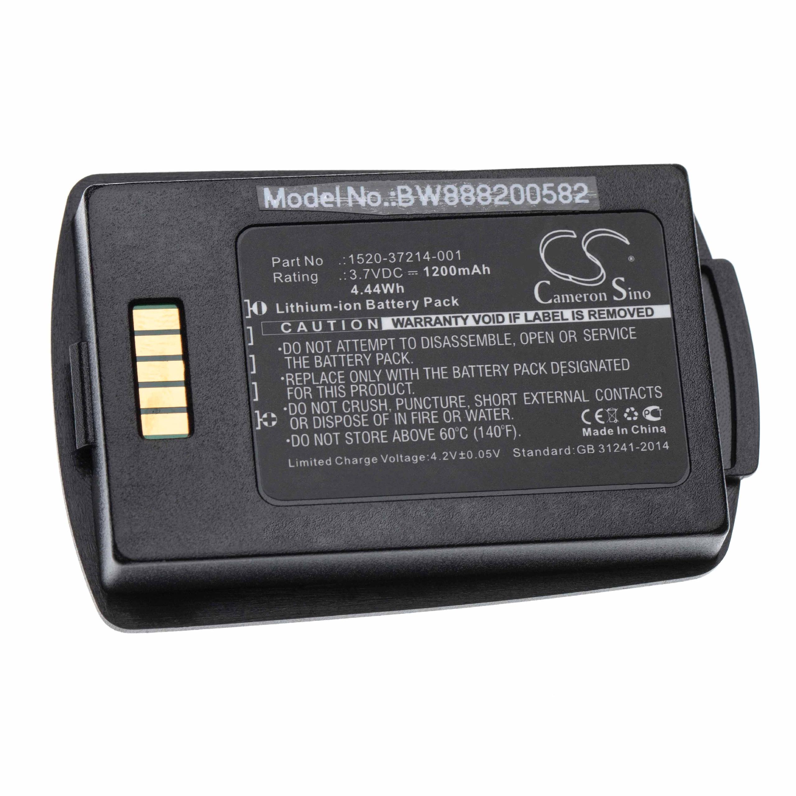 Batería reemplaza Polycom / Spectralink 1520-37214-001 para móvil, teléfono - 1200 mAh 3,7 V Li-Ion