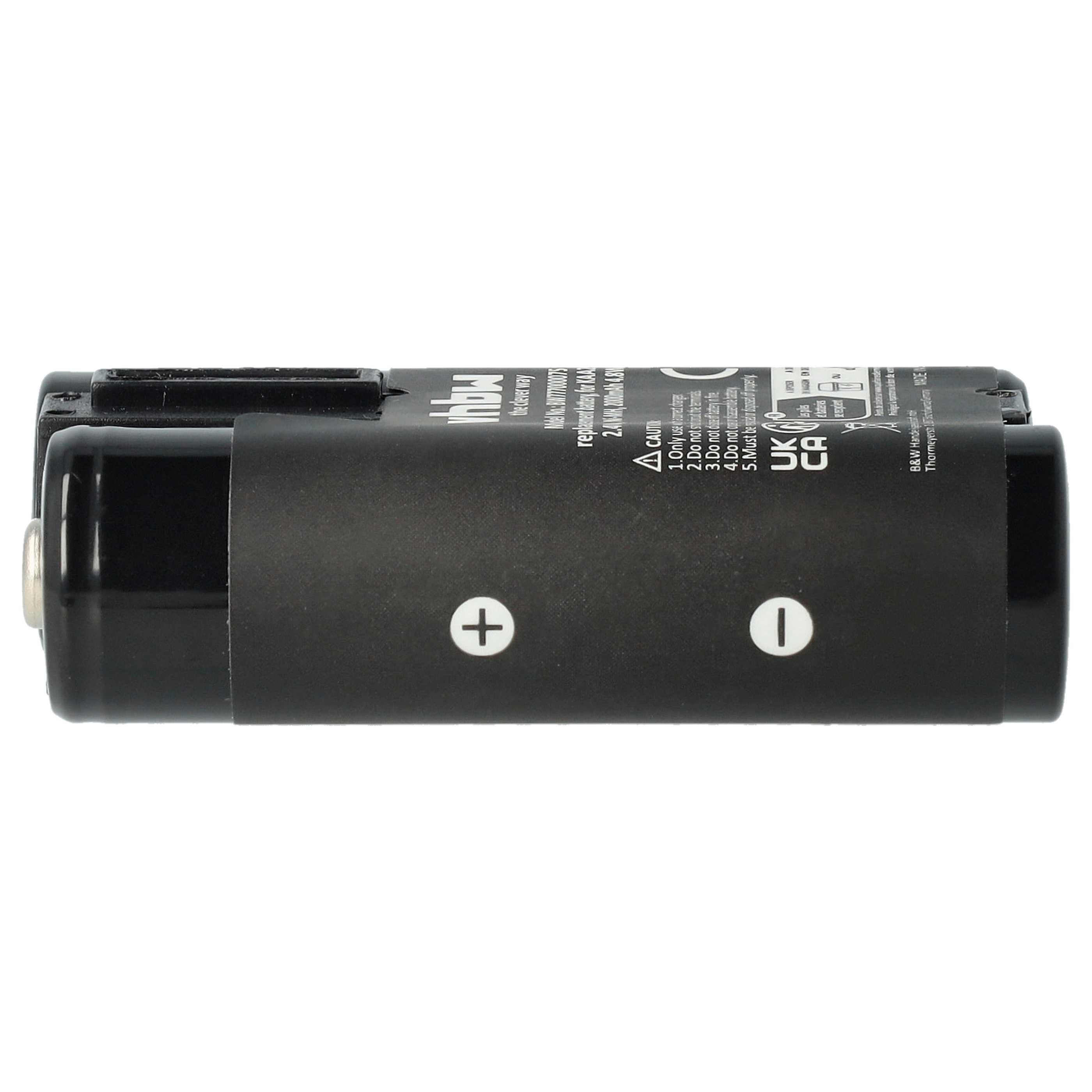 Battery replaces Kodak KAA2HR - 2000mAh, 2.4V, NiMH