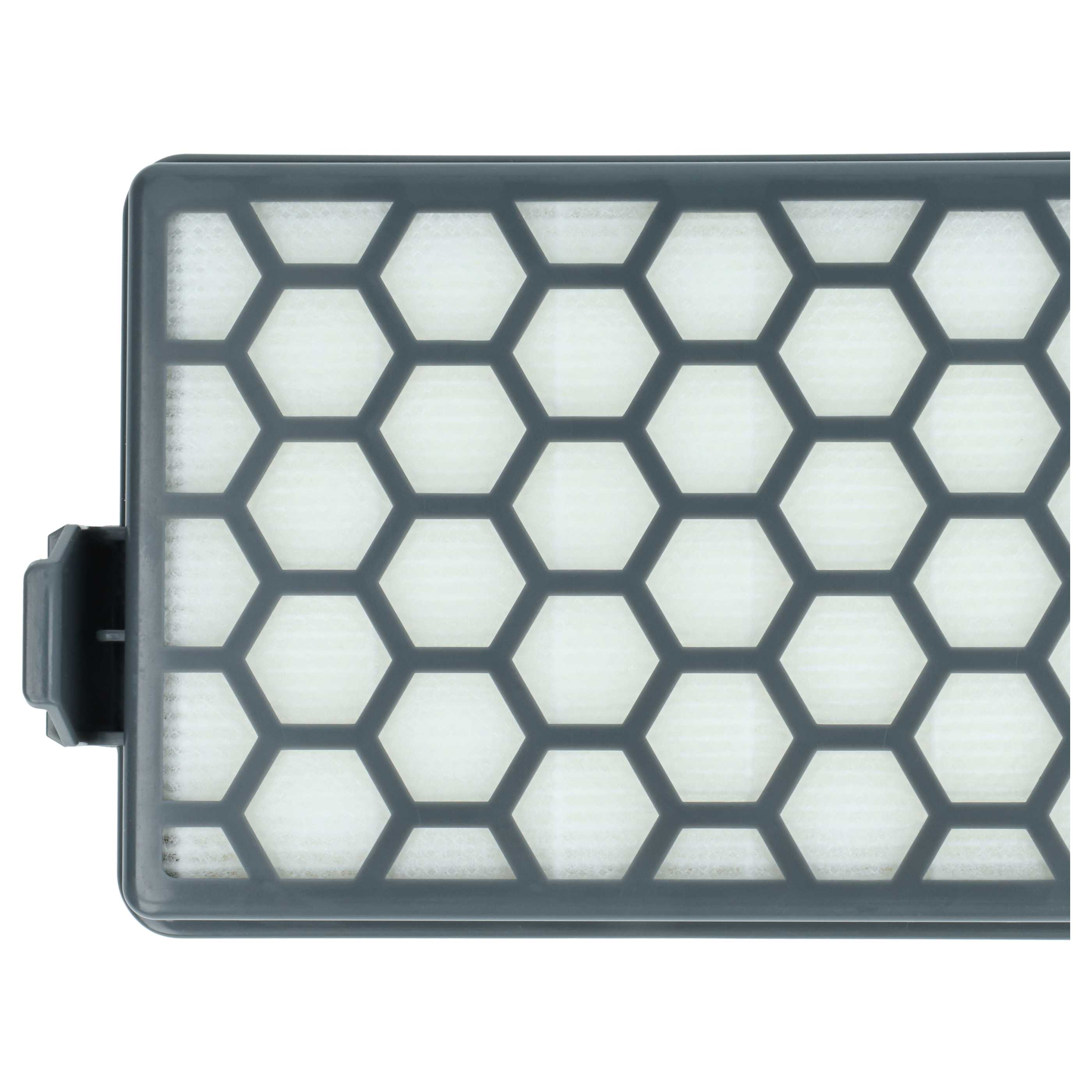 2x Filtro reemplaza Kärcher 2.863-237.0, 4054278229676 para aspiradora filtro Hepa - blanco / gris