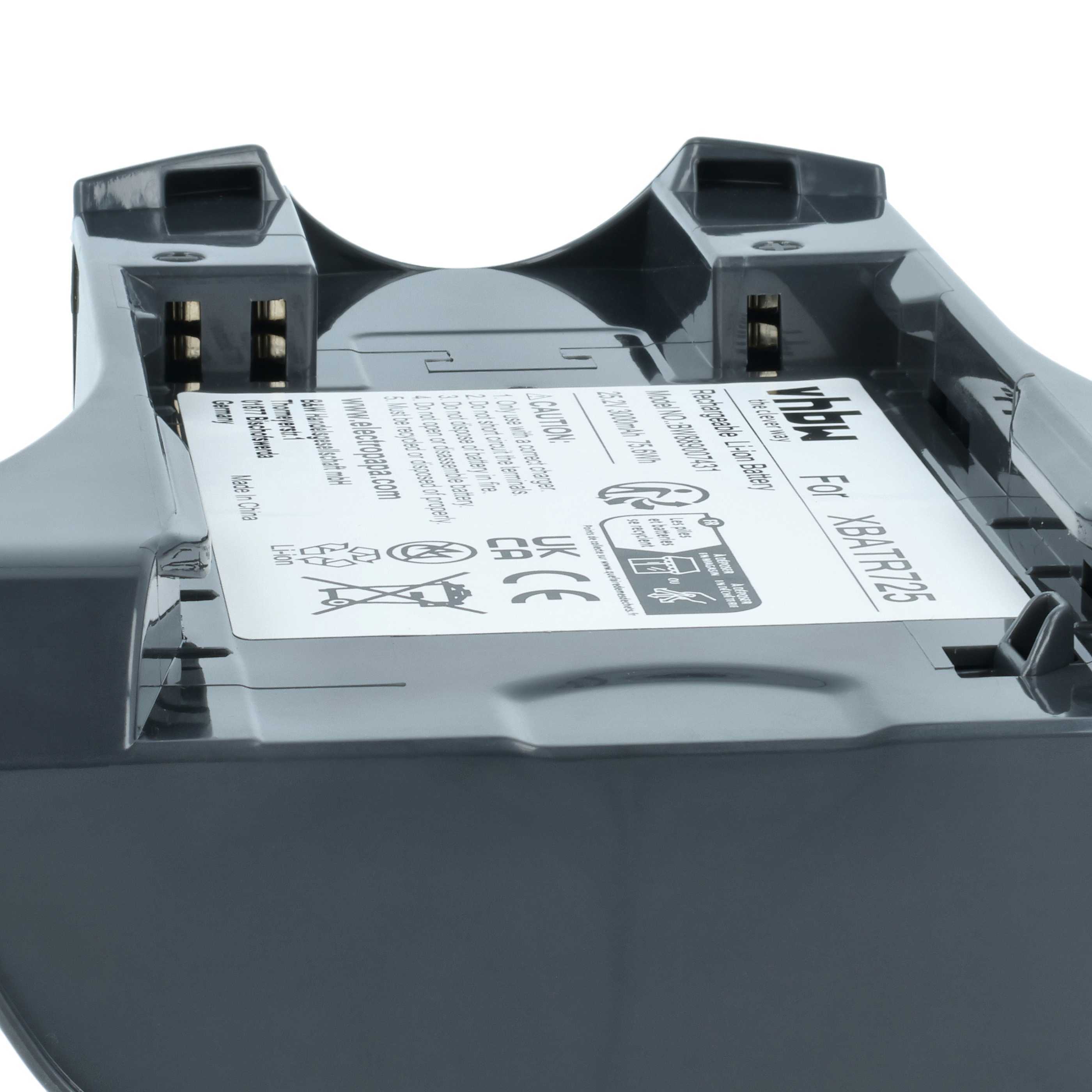 Battery replaces Shark XBATR725 for Shark 3000mAh, 25.2V, Li-Ion