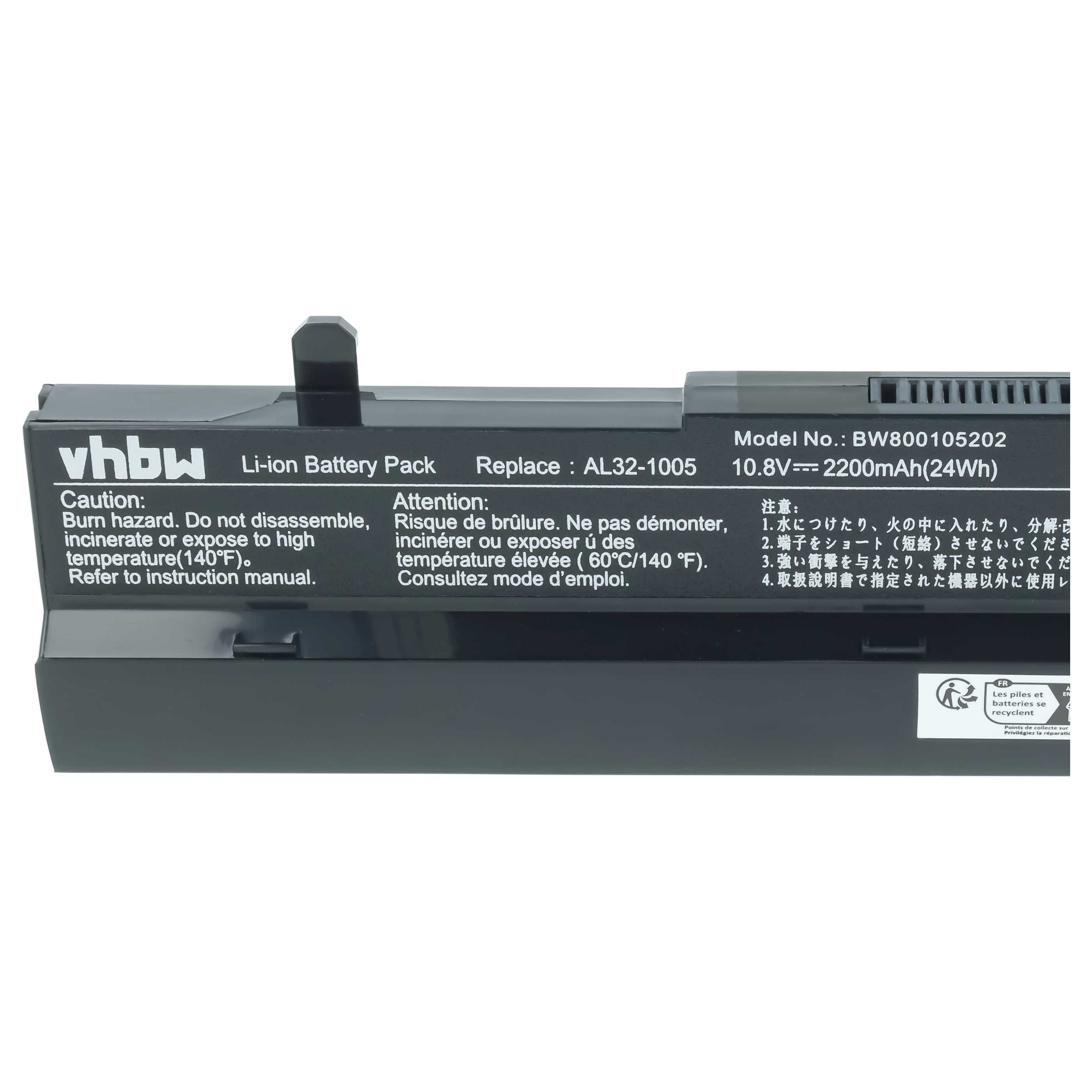 Akumulator do laptopa zamiennik Asus 70-OA1B1B2100, 0B20-00KA0AS - 2200 mAh 11,1 V Li-Ion, czarny