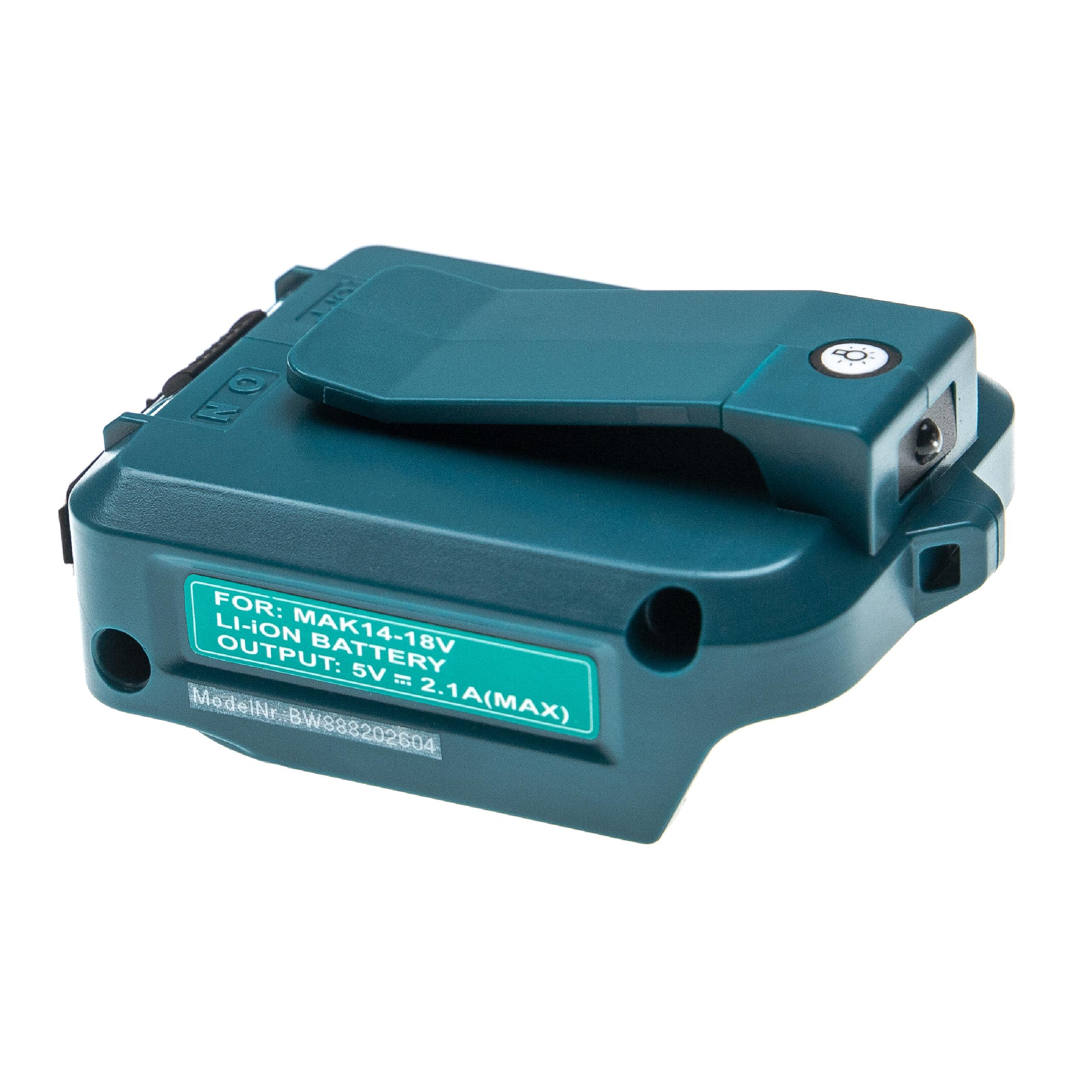 Battery Adapter replaces Makita ADP05 for Makita Tool - 14.4 V - 18 V / 2 A Li-Ion 