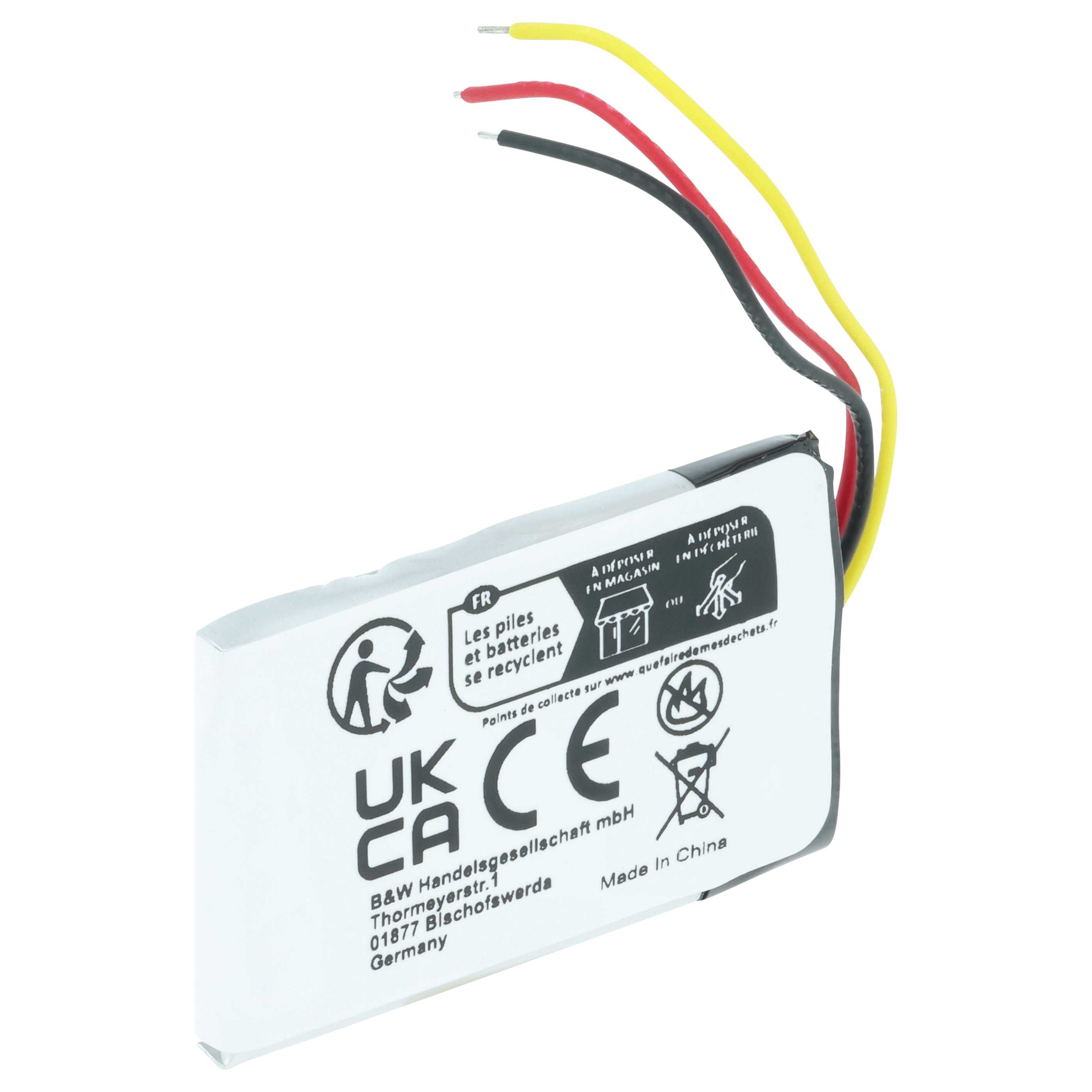 MP3-Player-Akku als Ersatz für Apple 616-0223, 616-0224 für Apple - 400mAh 3,7V Li-Polymer