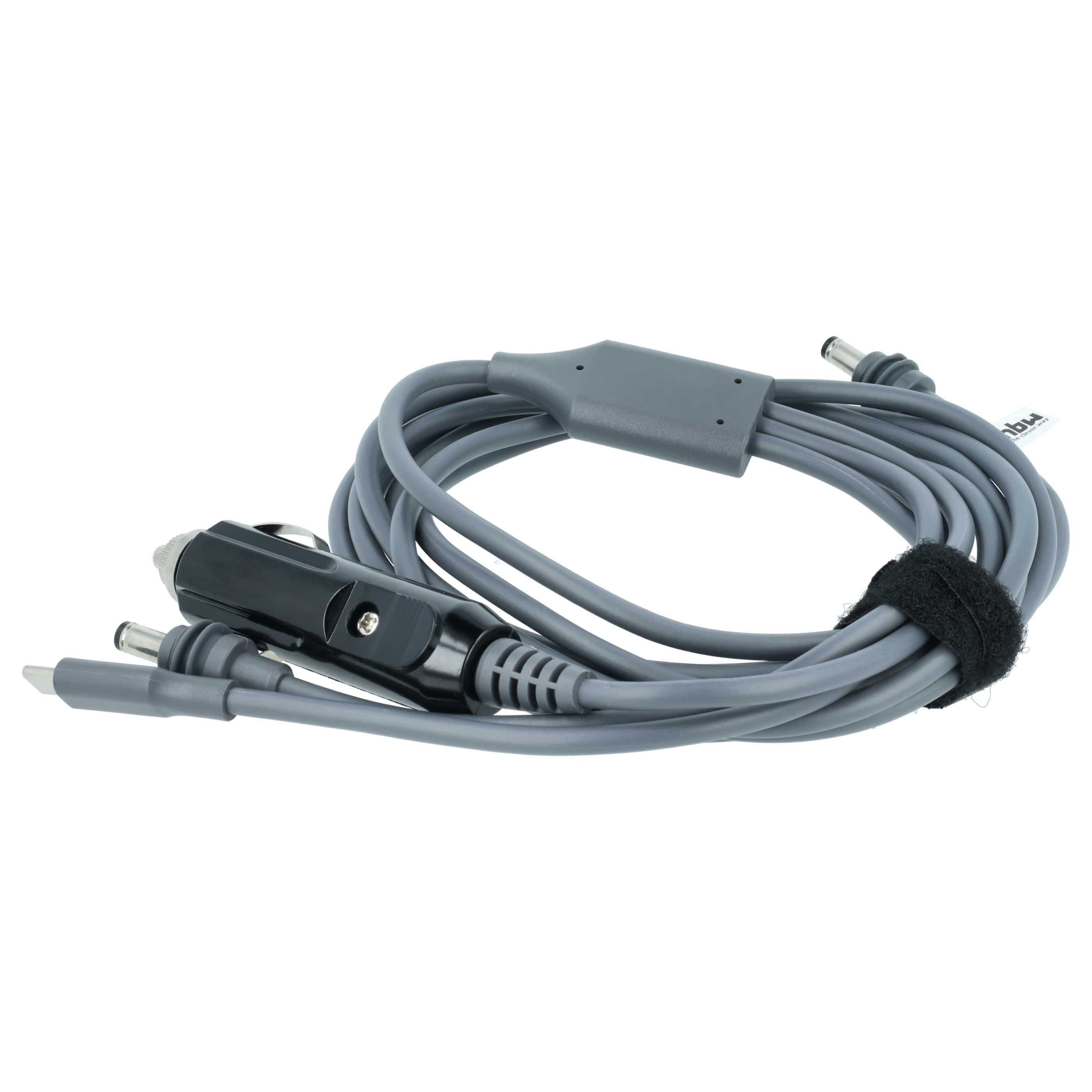 3 in 1 Stromkabel für Wlan Router wie Starlink Mini, DC auf USB Typ C, DC, KFZ-Stecker, 100 W, 20 V, 5A, Länge: 3m