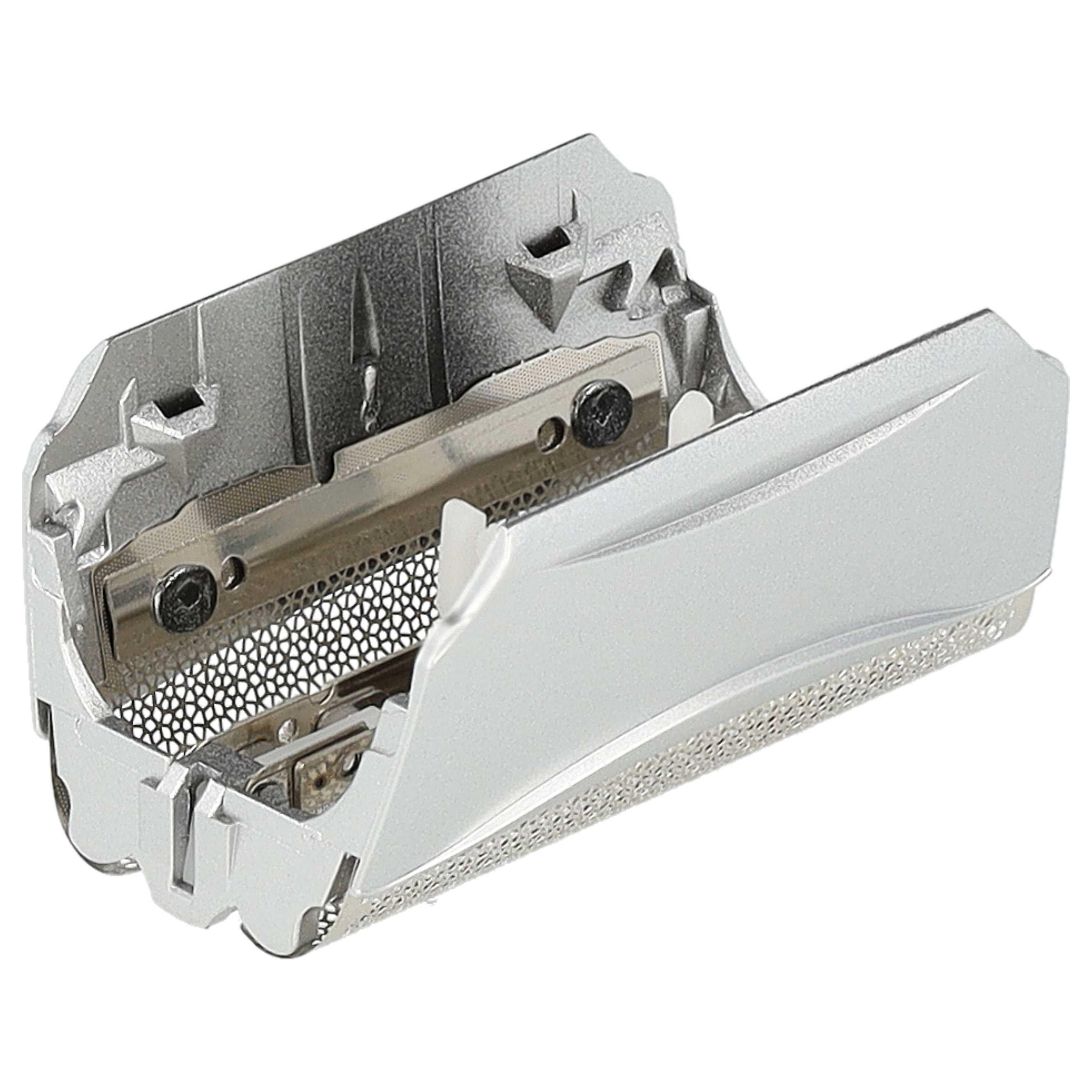 2x Doppelscherfolie als Ersatz für Braun 51S, 51B für Braun Rasierer - inkl. Rahmen, silber